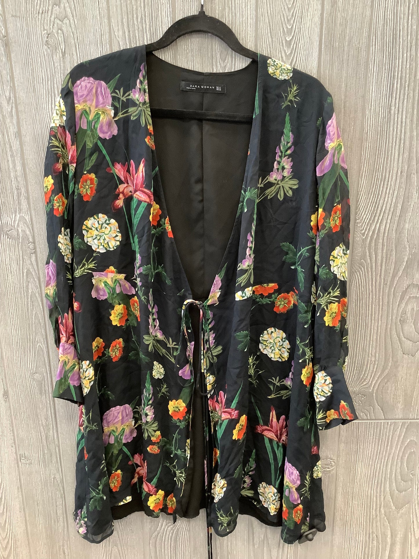 Floral Print Kimono Zara Women, Size M