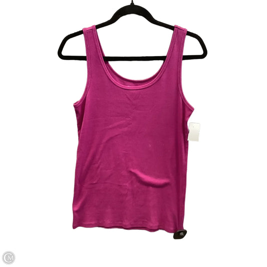 Tank Top By Time And Tru In Pink, Size: L