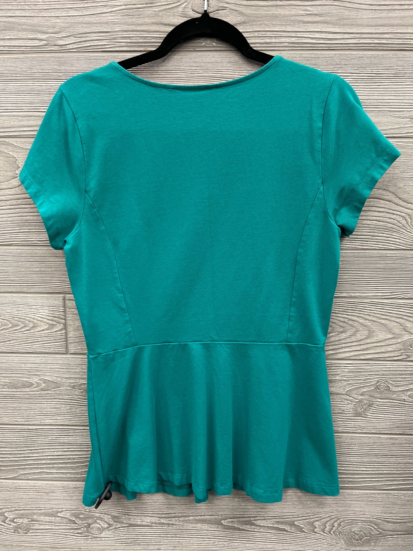 Top Short Sleeve By Isaac Mizrahi Live Qvc In Green, Size: M