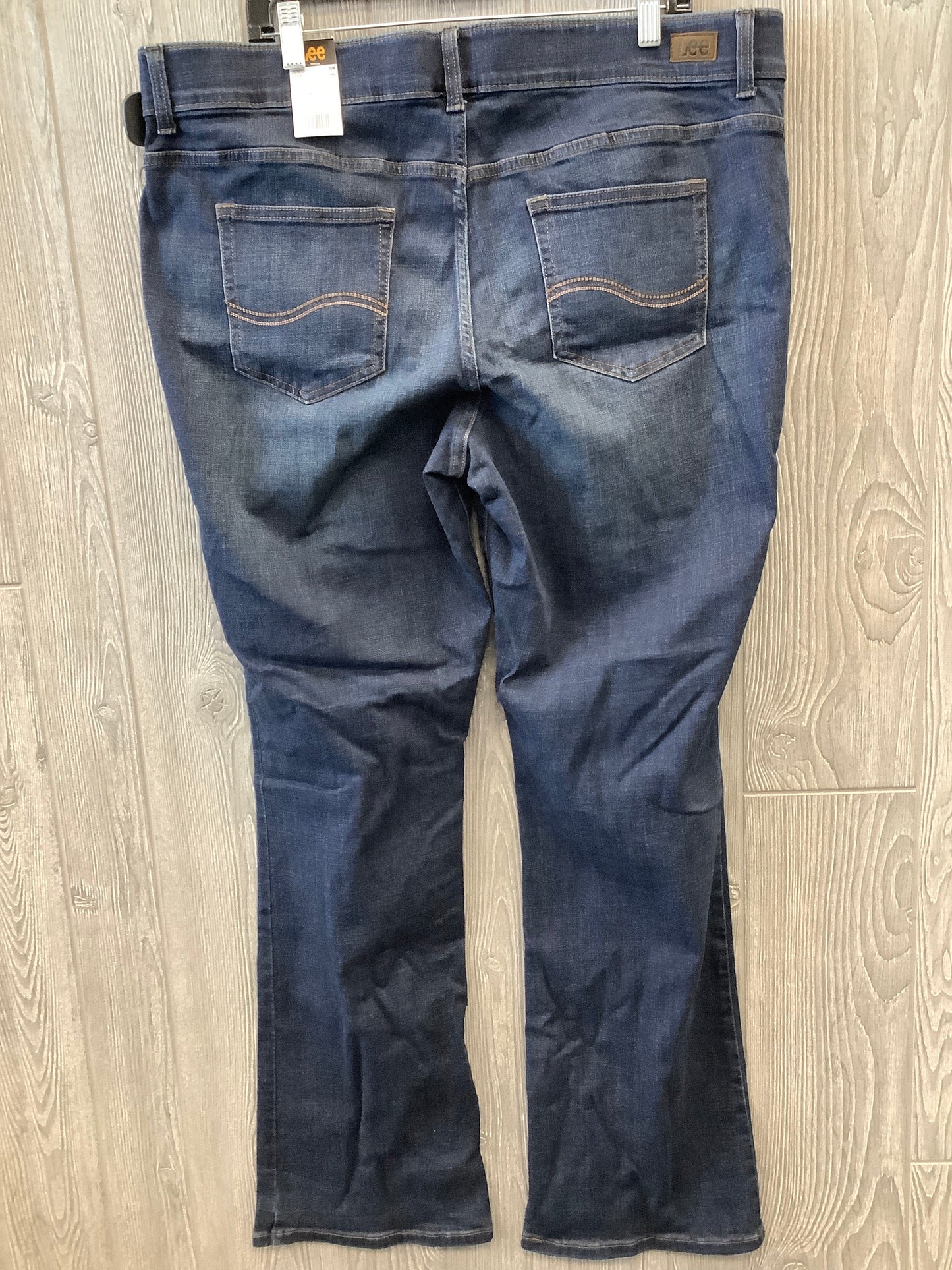 Blue Denim Jeans Boot Cut Lee, Size 20w