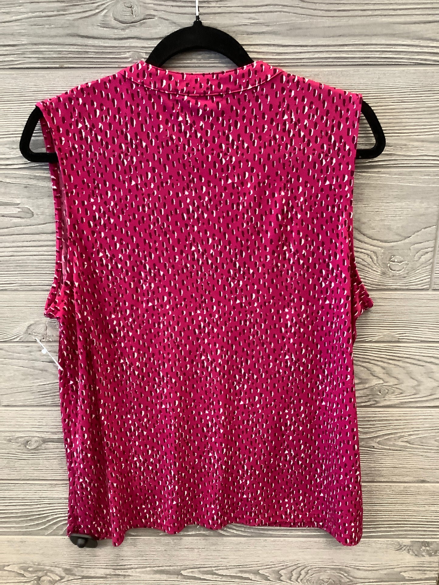 Top Sleeveless By Banana Republic In Pink, Size: L