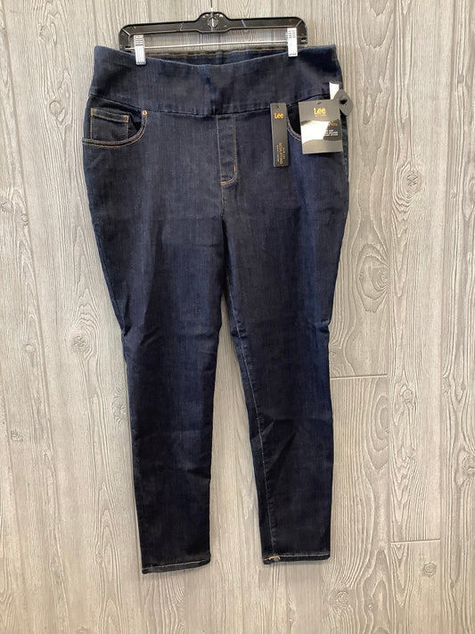 Blue Denim Jeans Jeggings Lee, Size 20