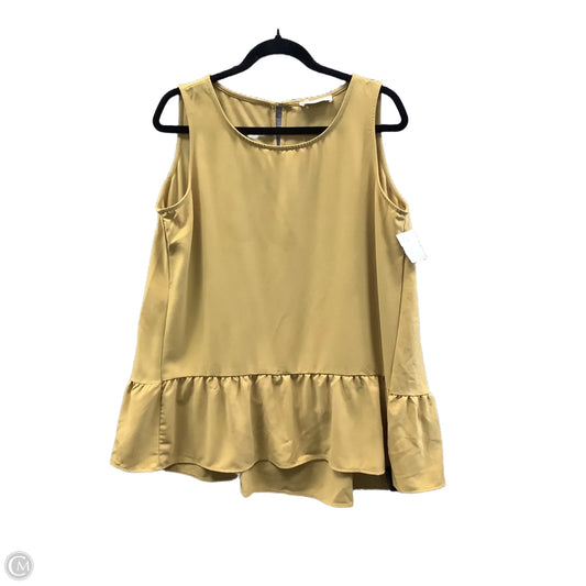 Tank Top By Zenana Outfitters In Yellow, Size: L