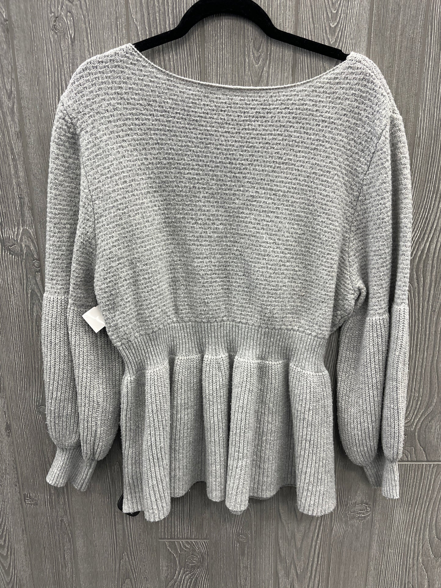 Sweater By Shein In Grey, Size: 2x