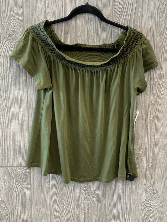 Green Top Short Sleeve Old Navy, Size M