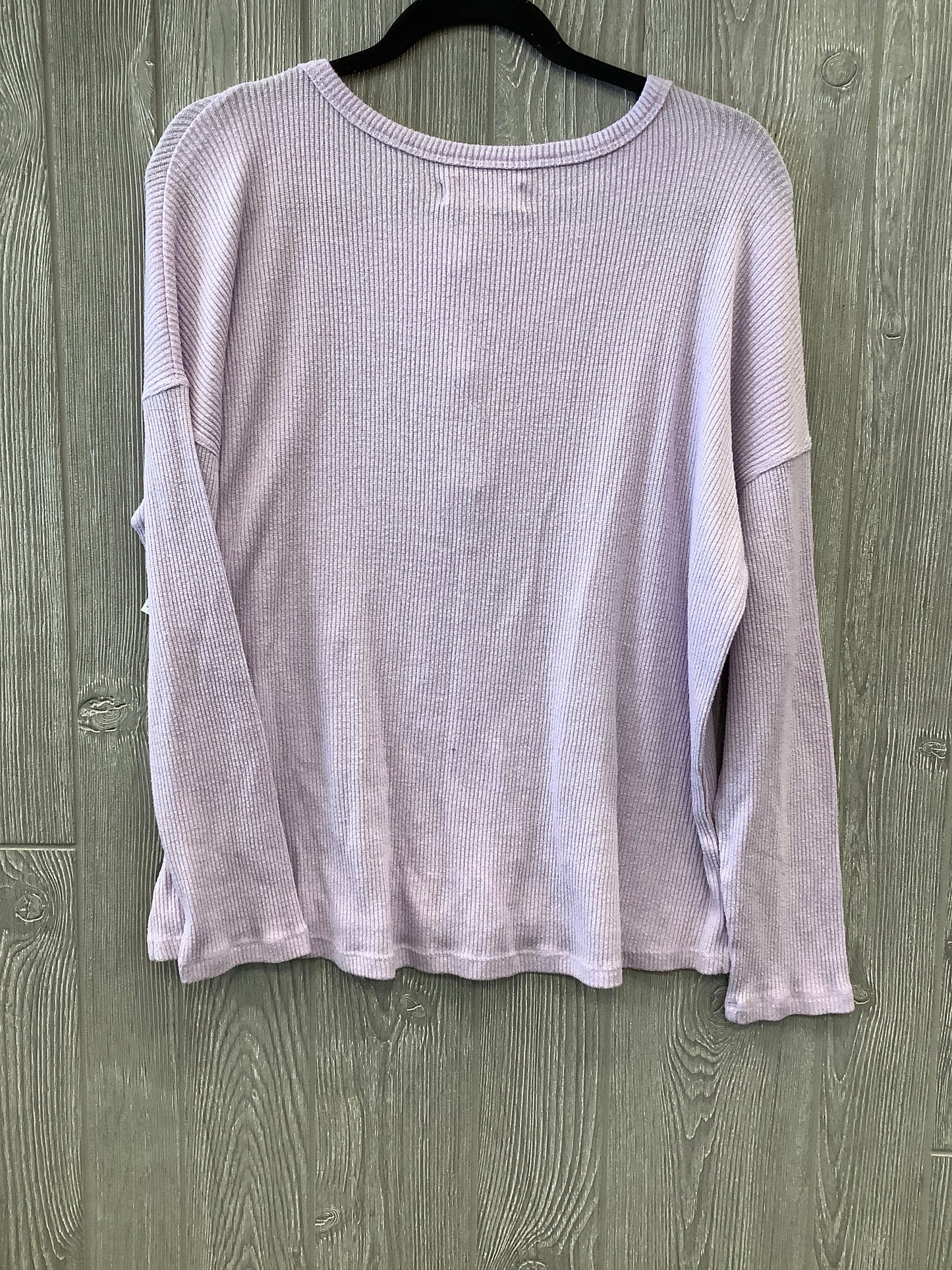 Purple Top Long Sleeve Lucky Brand, Size L