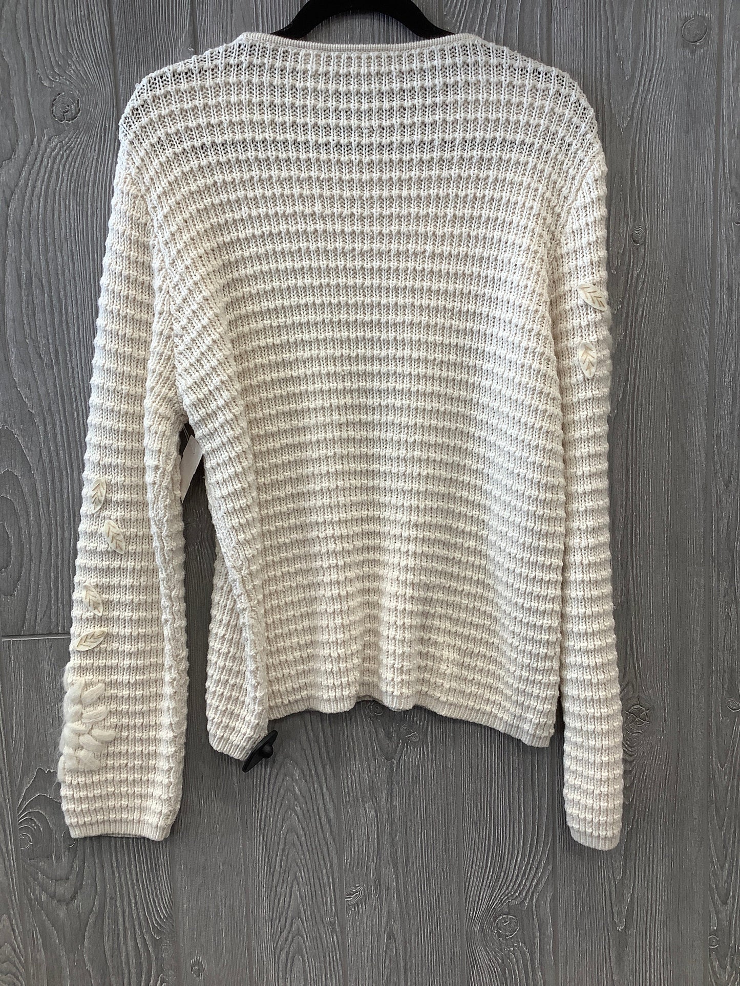 Cream Sweater Liz Claiborne, Size Xl