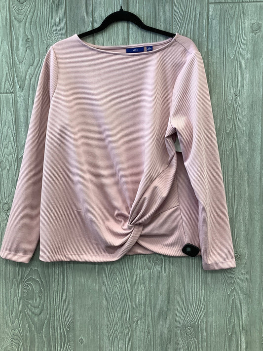 Pink Top Long Sleeve Apt 9, Size L