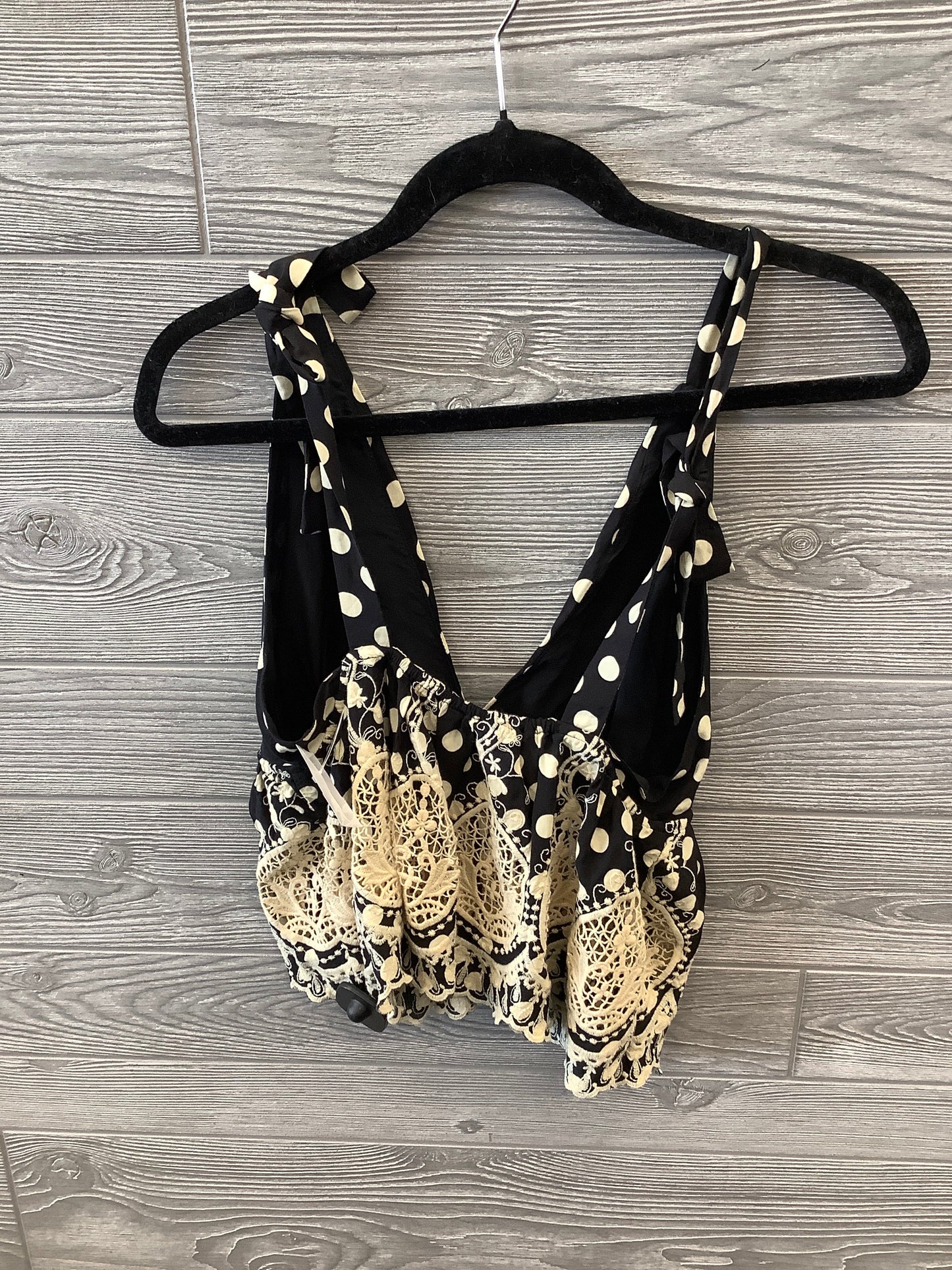 Black Top Sleeveless Free People, Size Xs