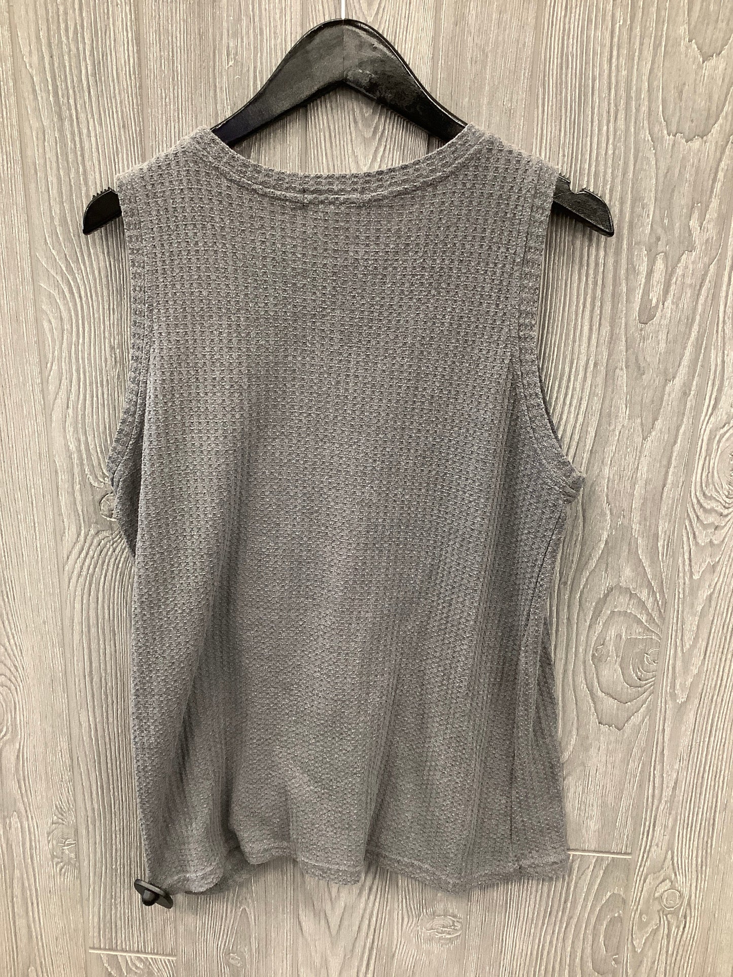 Tank Top By Clothes Mentor In Grey, Size: Xl