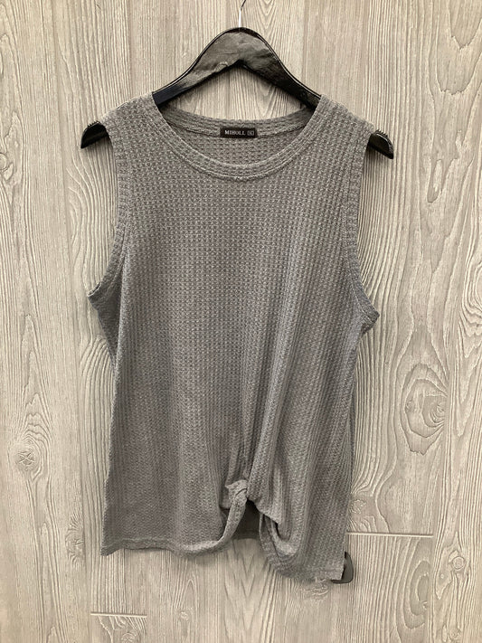 Tank Top By Clothes Mentor In Grey, Size: Xl