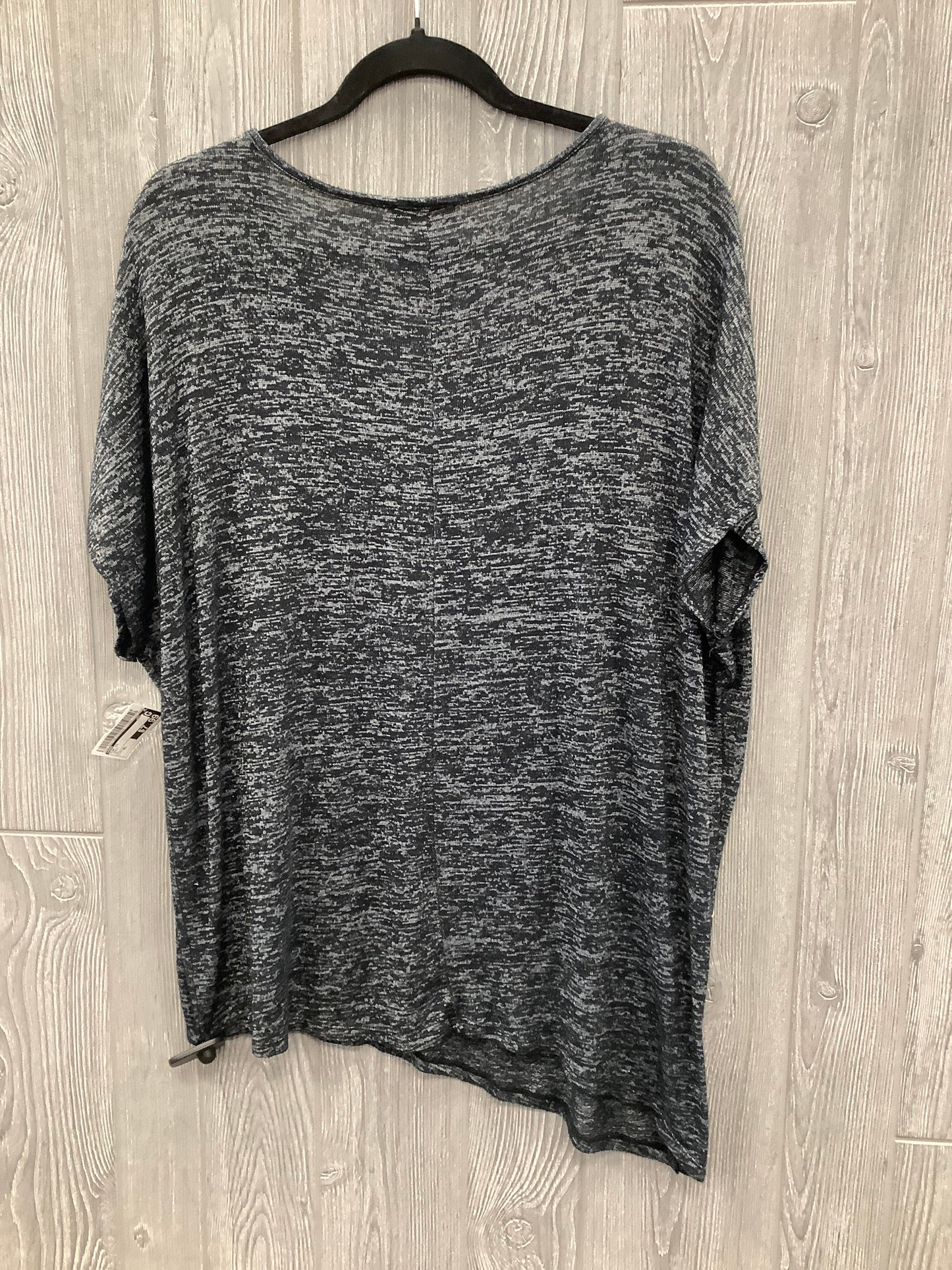 Top Short Sleeve By Ana In Grey, Size: Xl