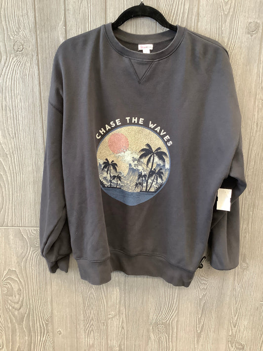 Grey Sweatshirt Crewneck Clothes Mentor, Size M