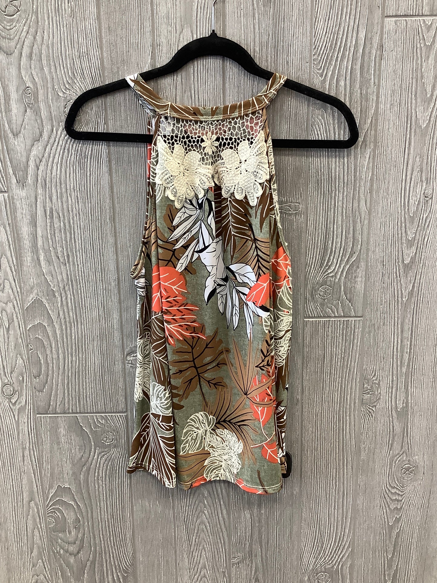 Multi-colored Top Sleeveless Clothes Mentor, Size M