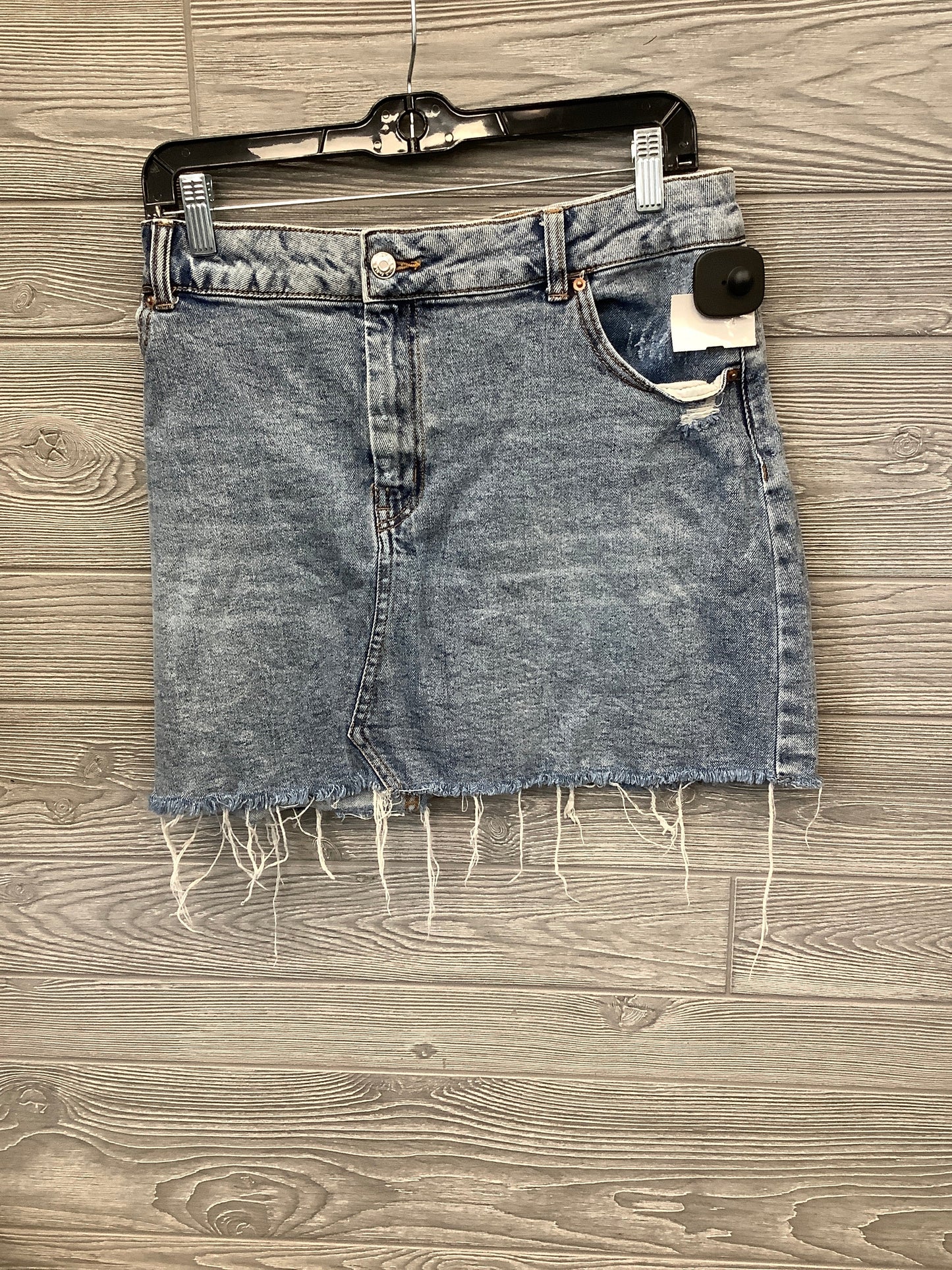 Skirt Mini & Short By Wild Fable In Blue Denim, Size: 18