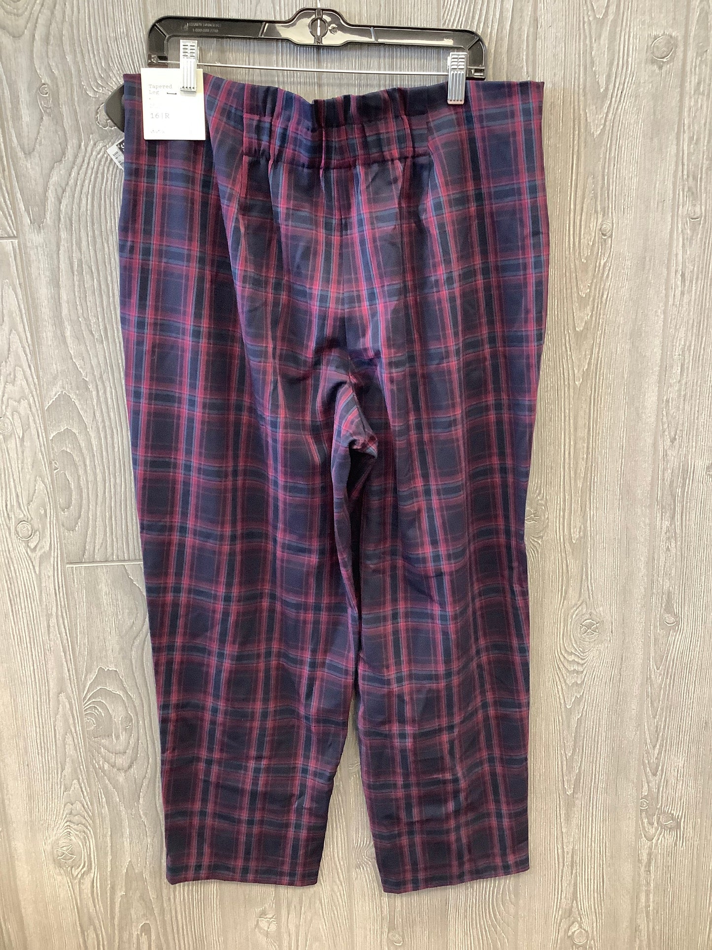 Plaid Pattern Pants Dress A New Day, Size 16