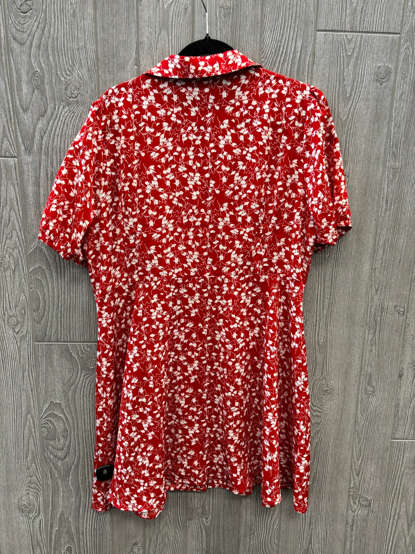 Dress Casual Midi By Allegra K In Red, Size: Xl