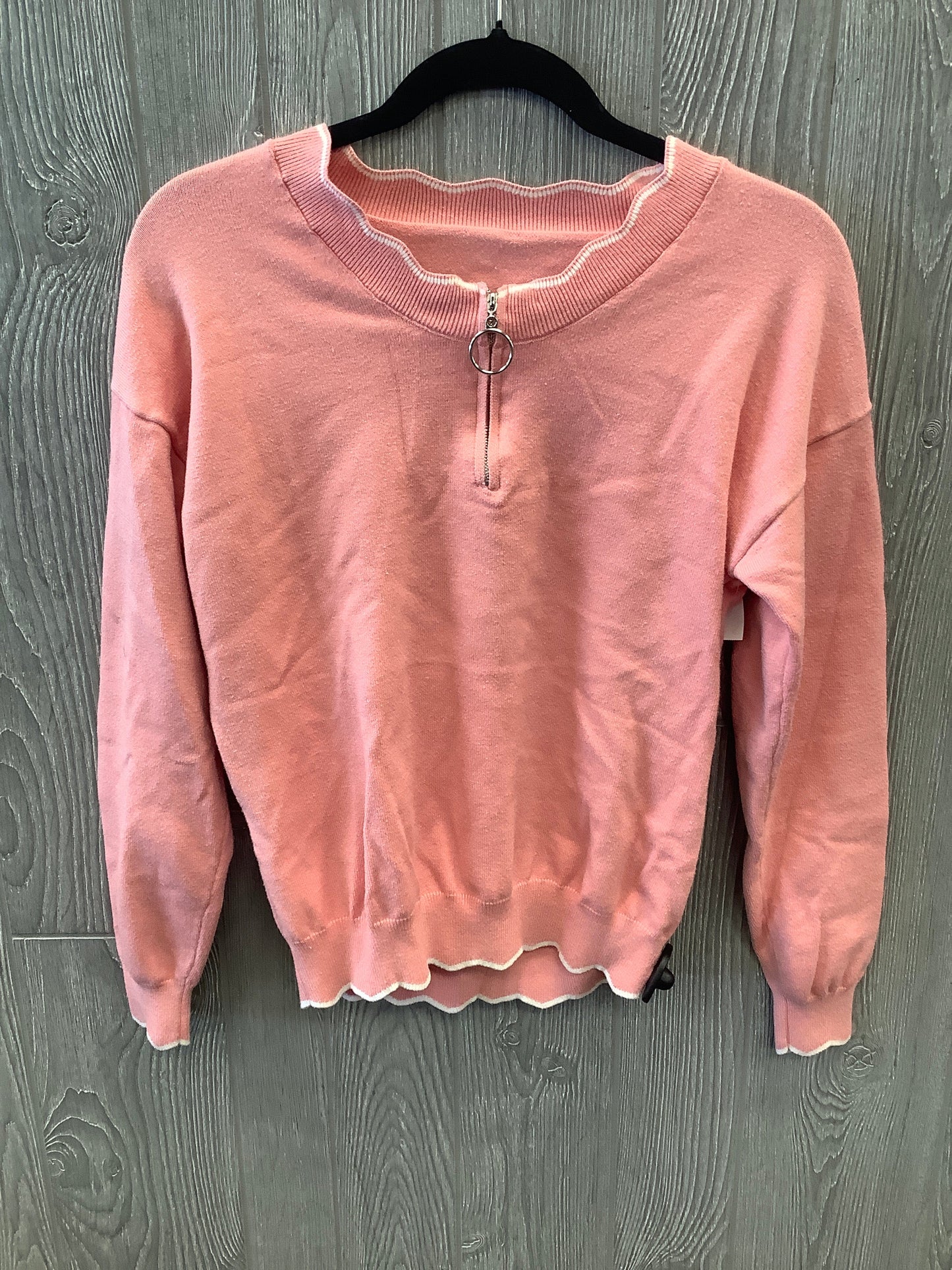 Pink Sweatshirt Crewneck Clothes Mentor, Size S