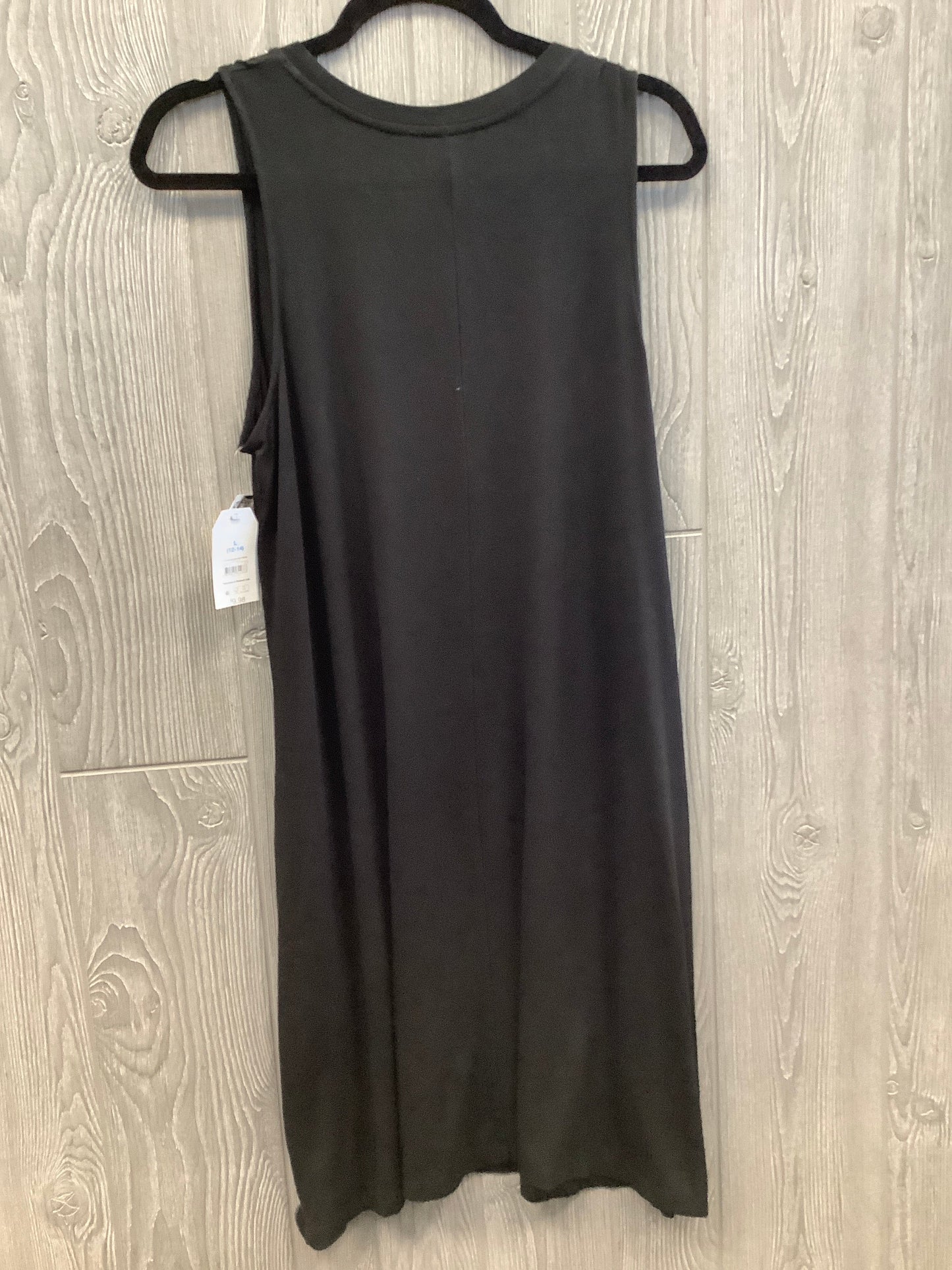 Dress Casual Midi By Time And Tru In Black, Size: L