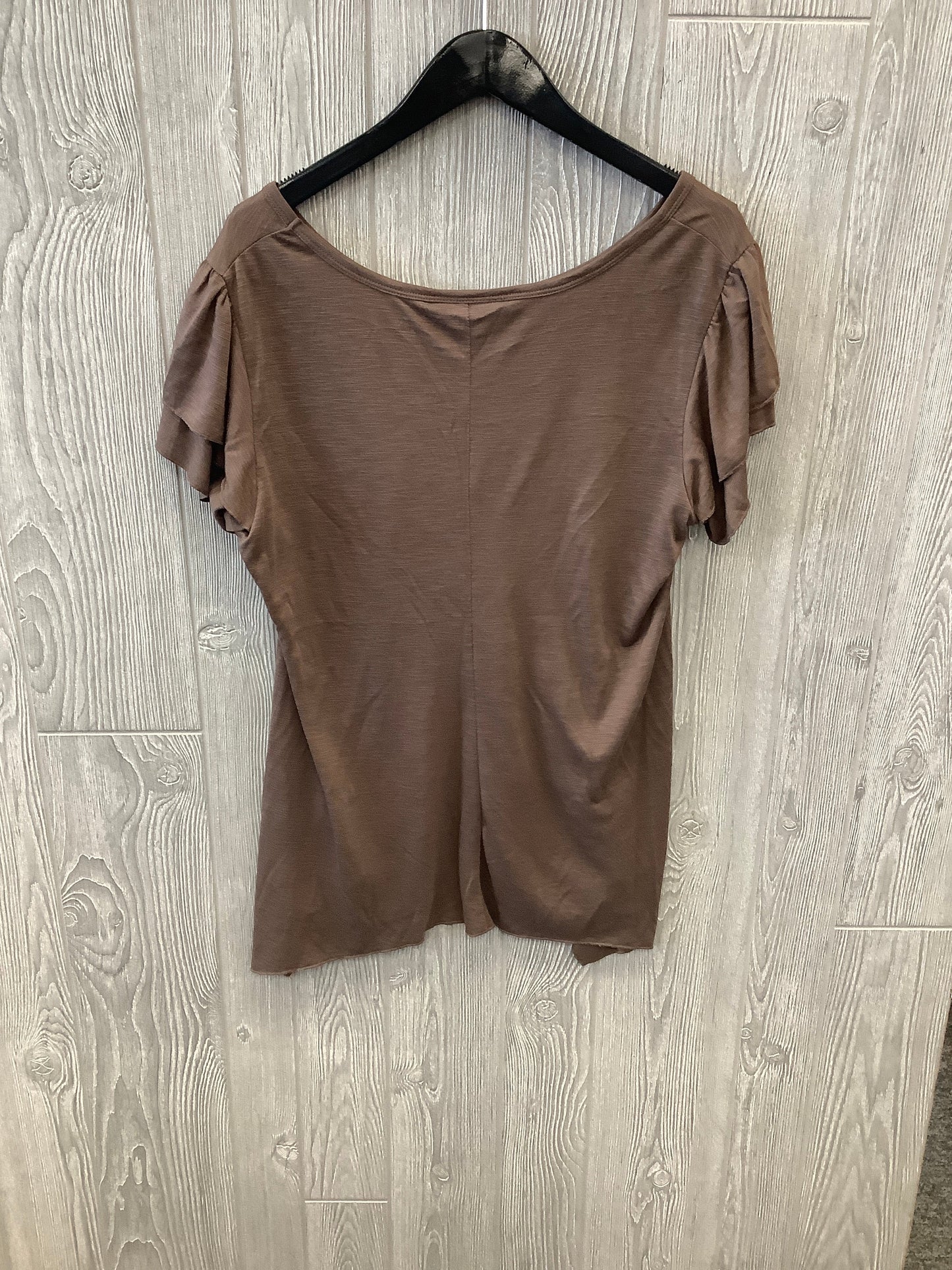 Brown Top Short Sleeve Style And Company, Size 1x
