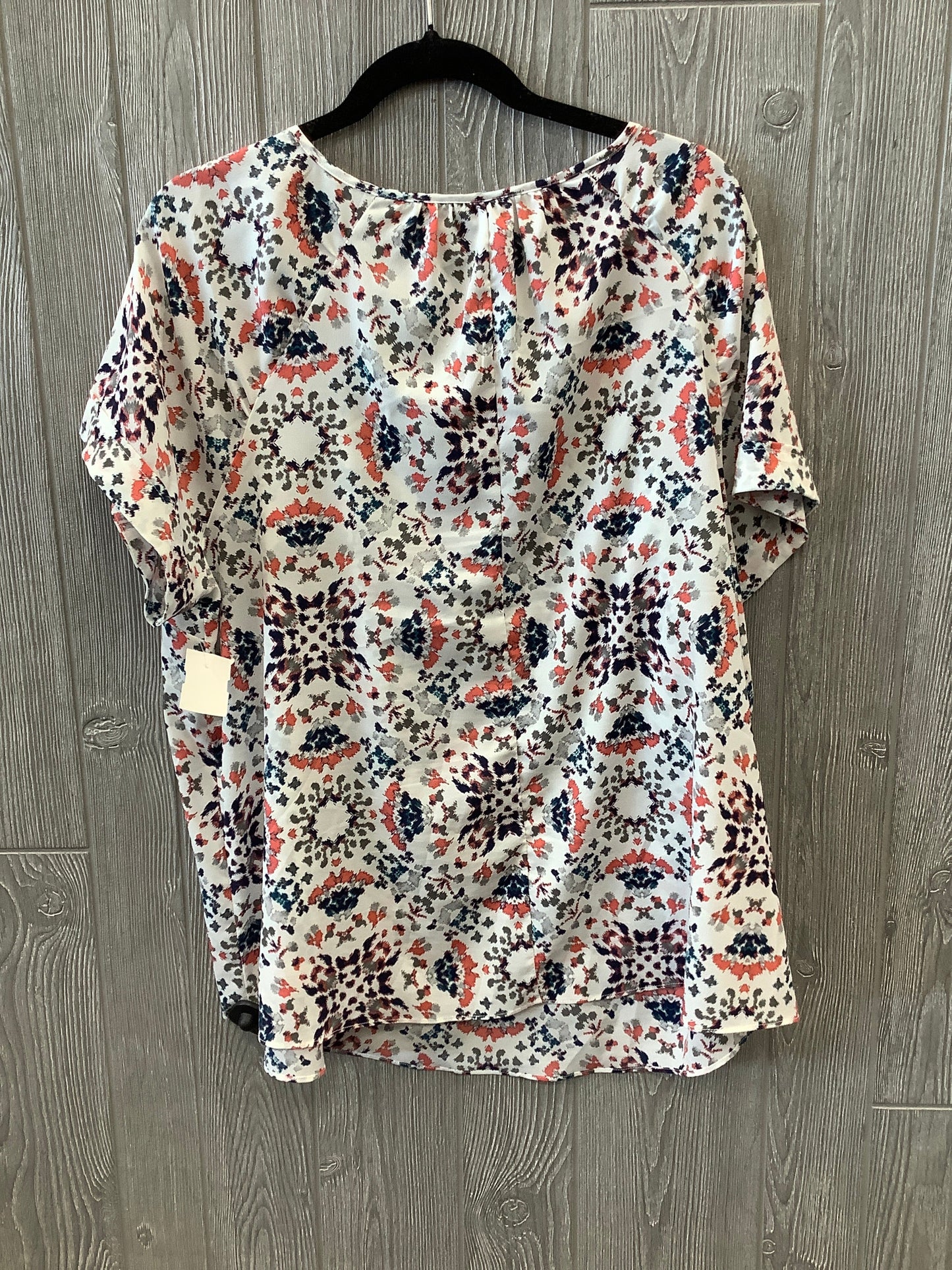 Multi-colored Top Short Sleeve Ana, Size 1x