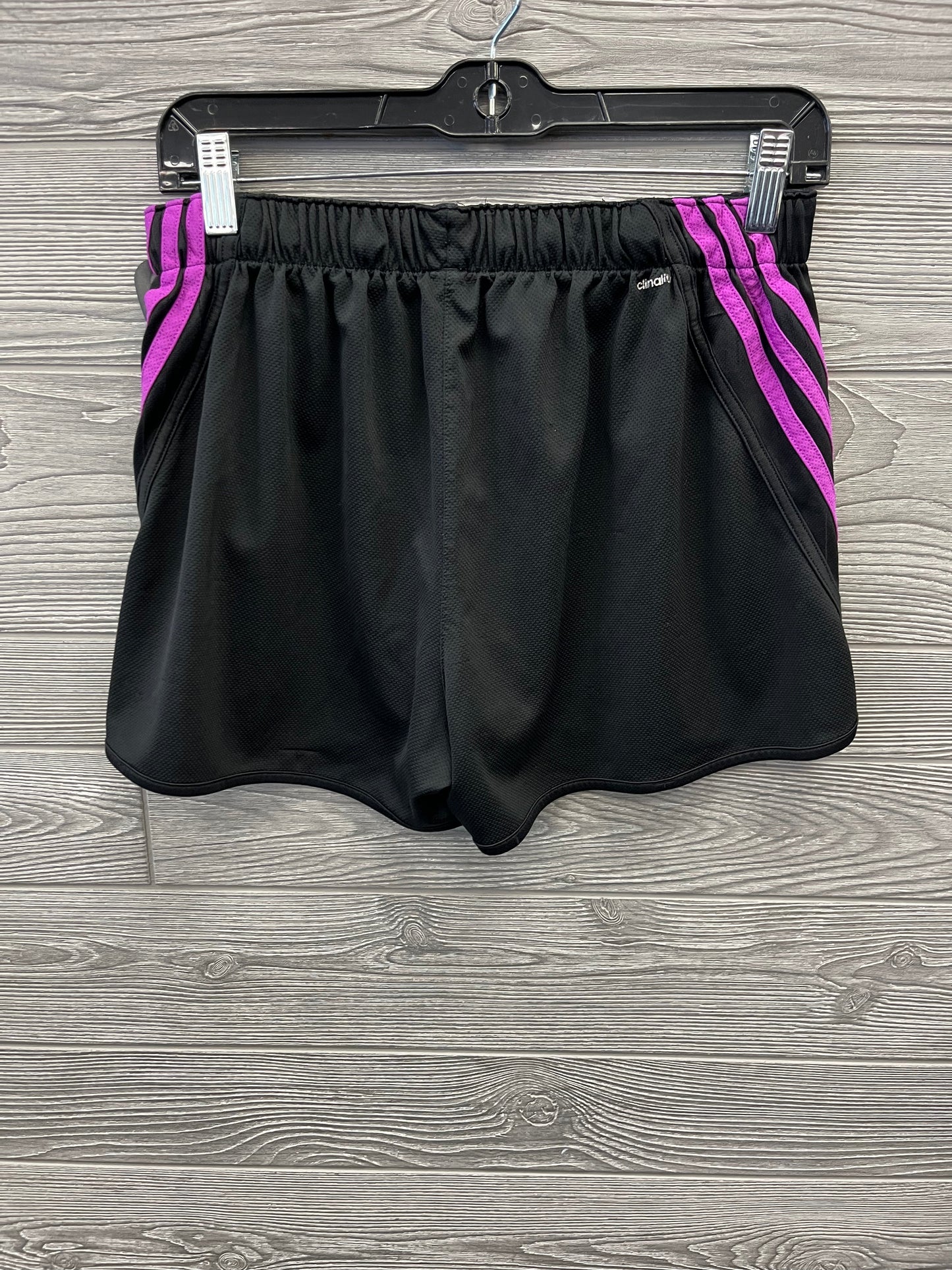 Athletic Shorts By Adidas In Black & Purple, Size: M