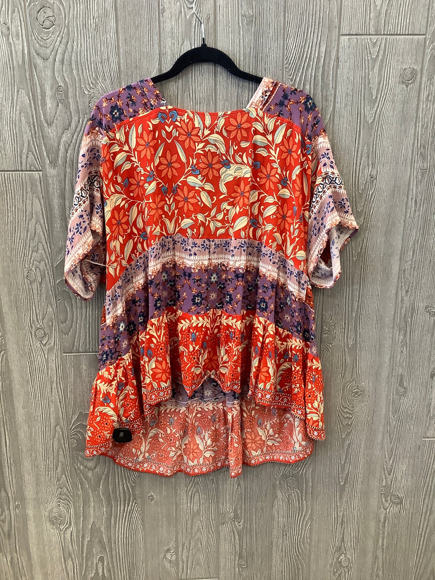 Multi-colored Blouse Short Sleeve Coco And Carmen, Size Xxl