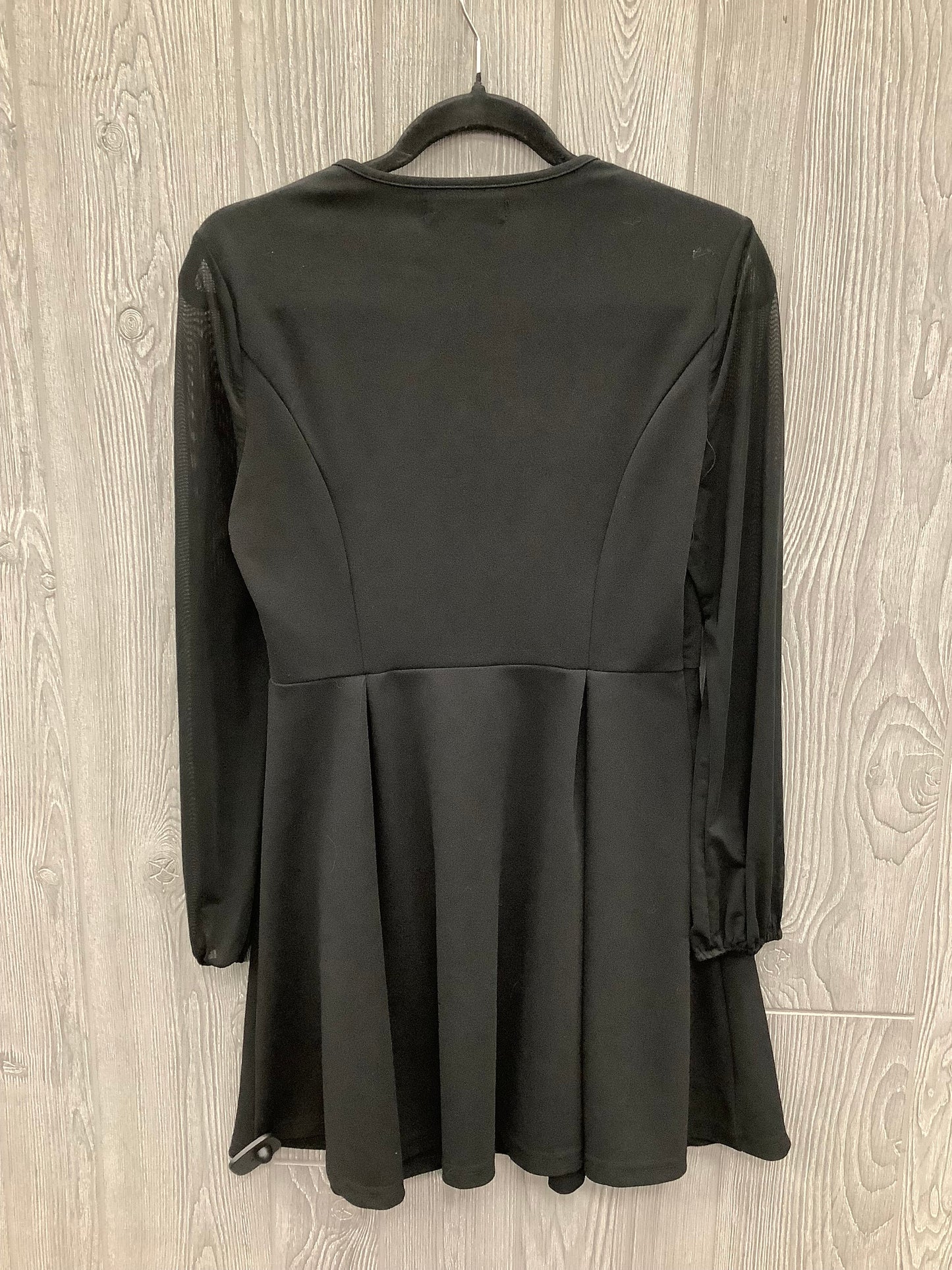 Black Dress Casual Midi Allegra K, Size M