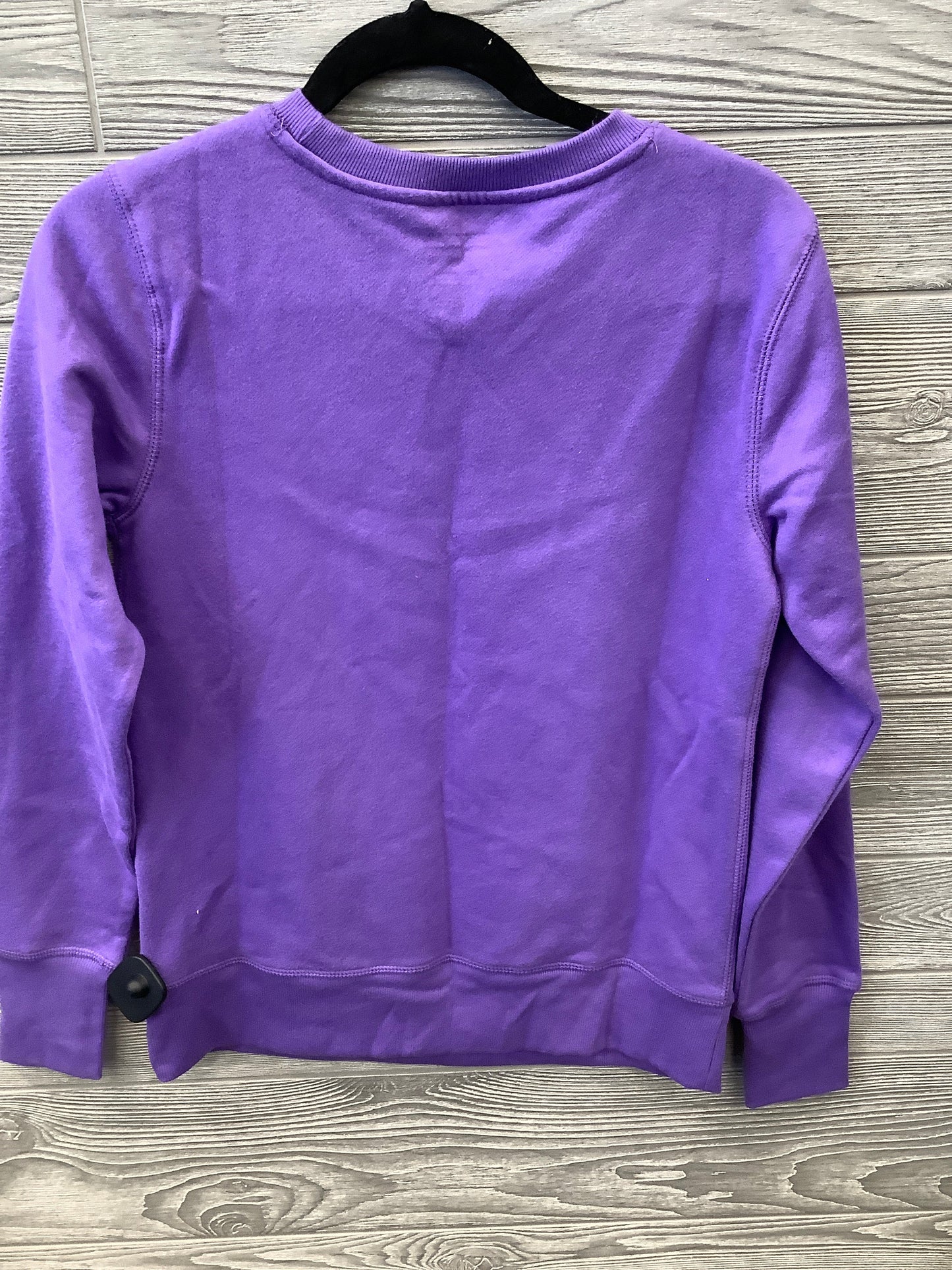 Athletic Sweatshirt Crewneck By Tek Gear In Purple, Size: Xs