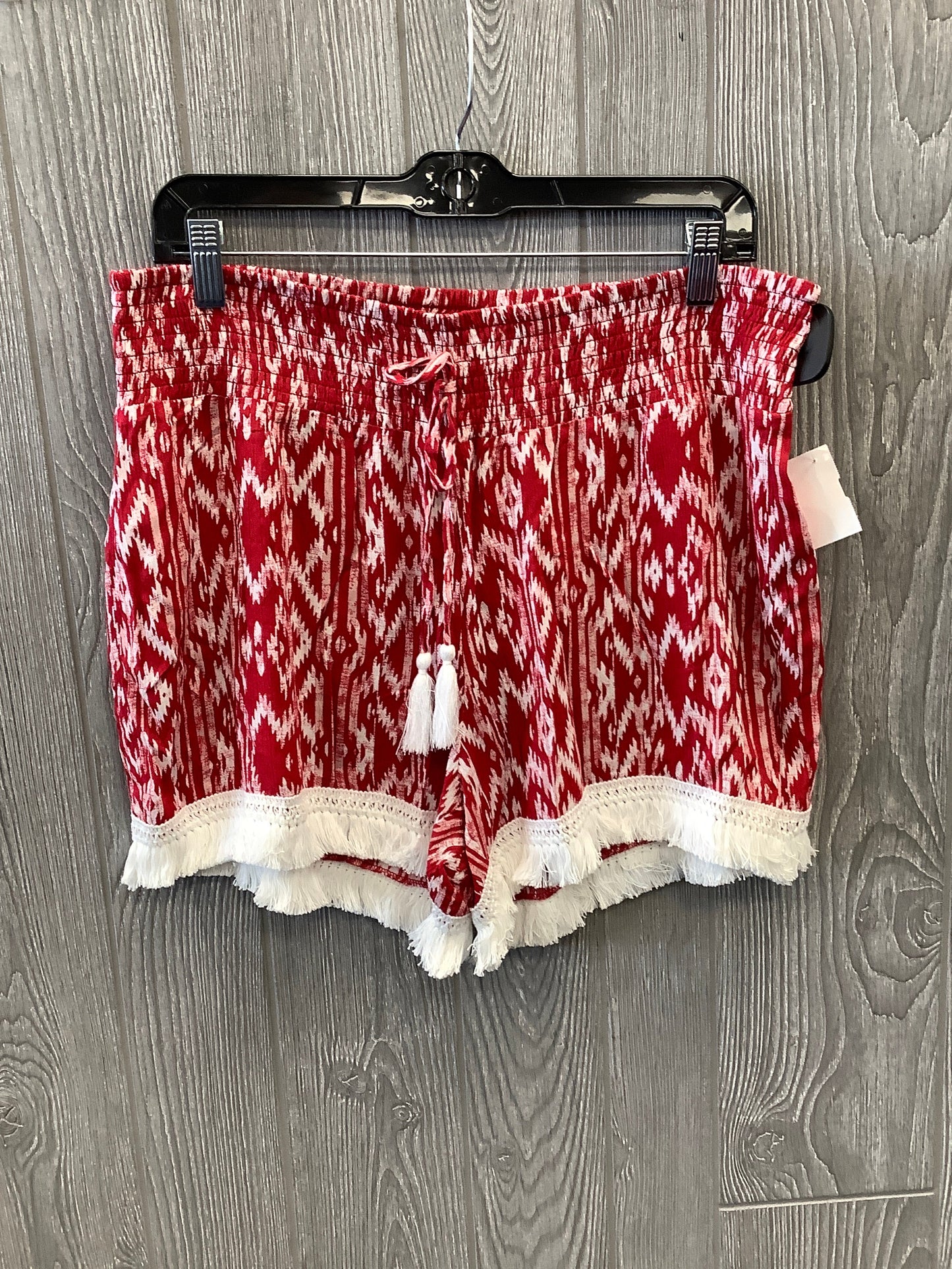 Shorts By Cato In Red, Size: 12