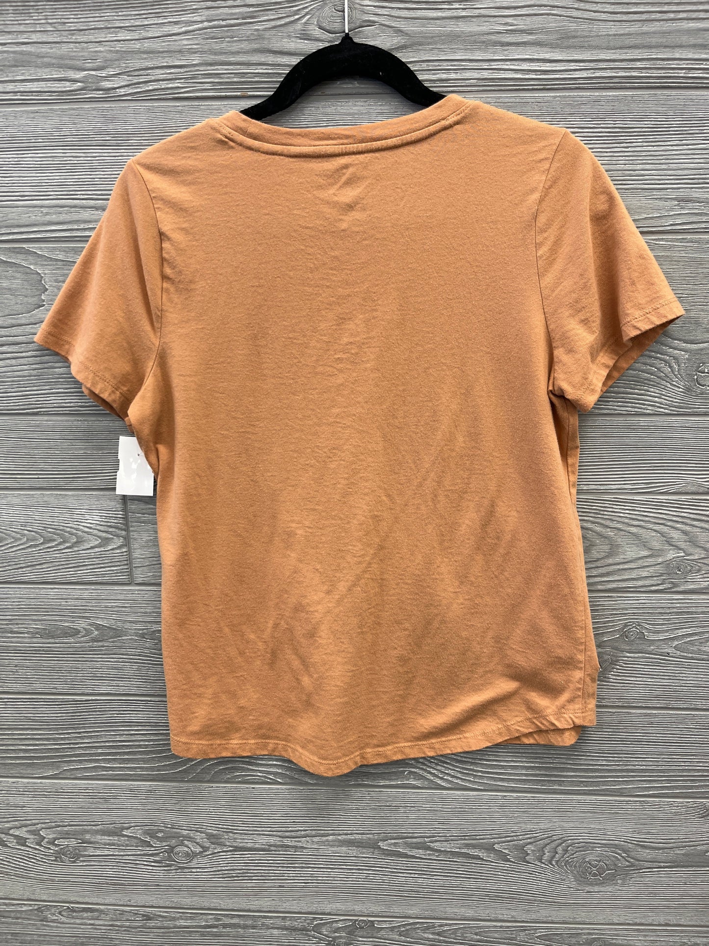 Top Short Sleeve By Sonoma In Orange, Size: M