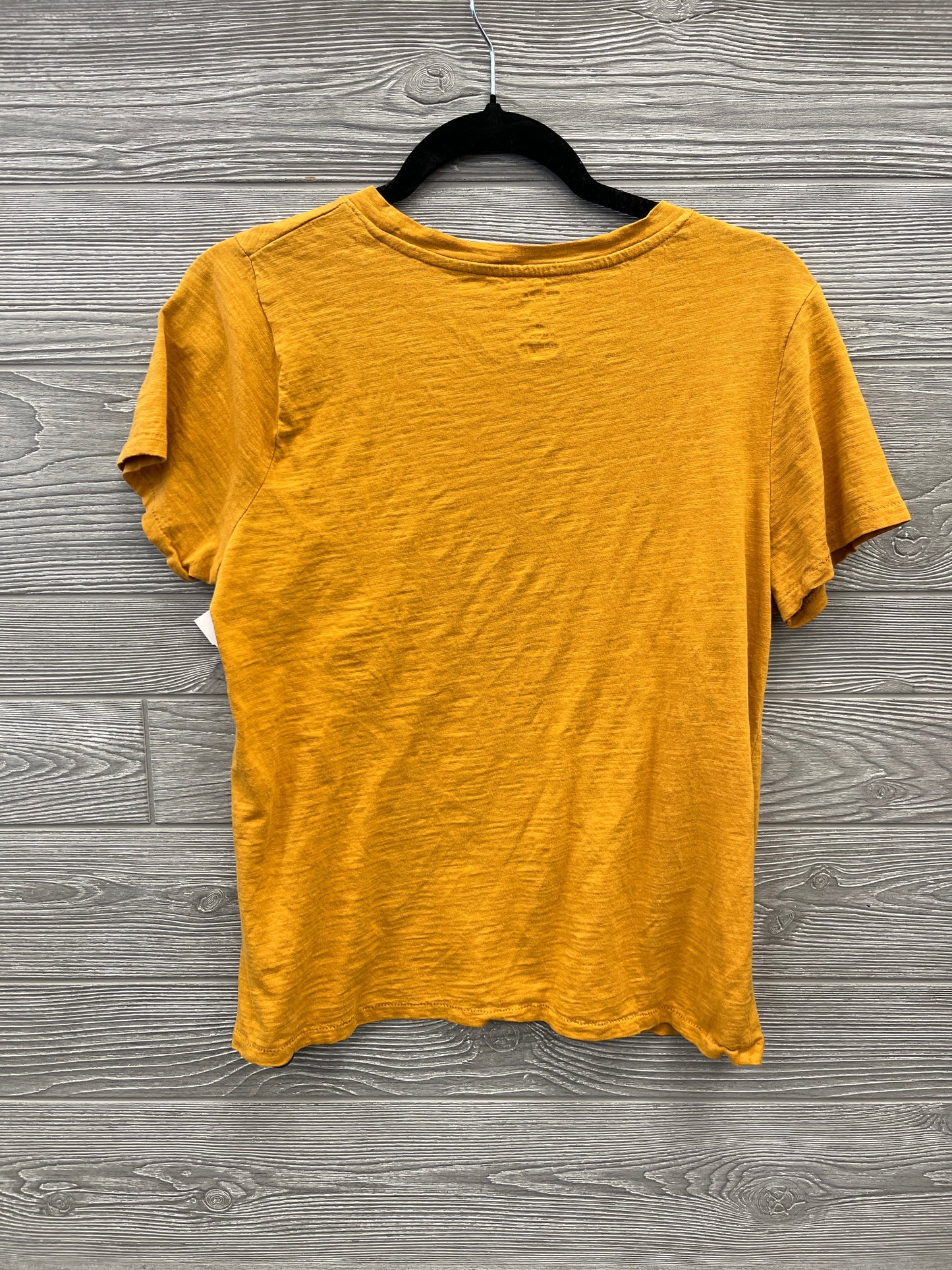 Top Short Sleeve By Sonoma In Yellow, Size: M