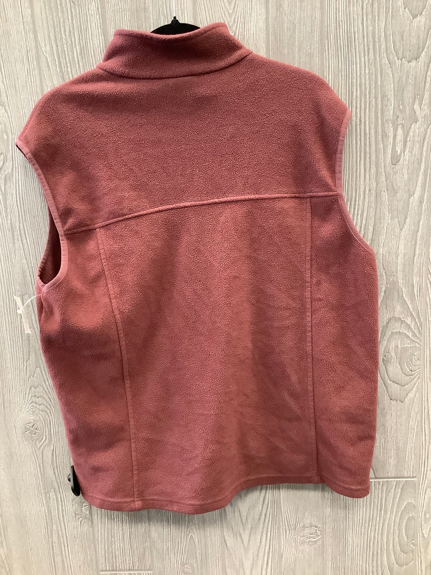 Vest Fleece By Clothes Mentor In Red, Size: Xl