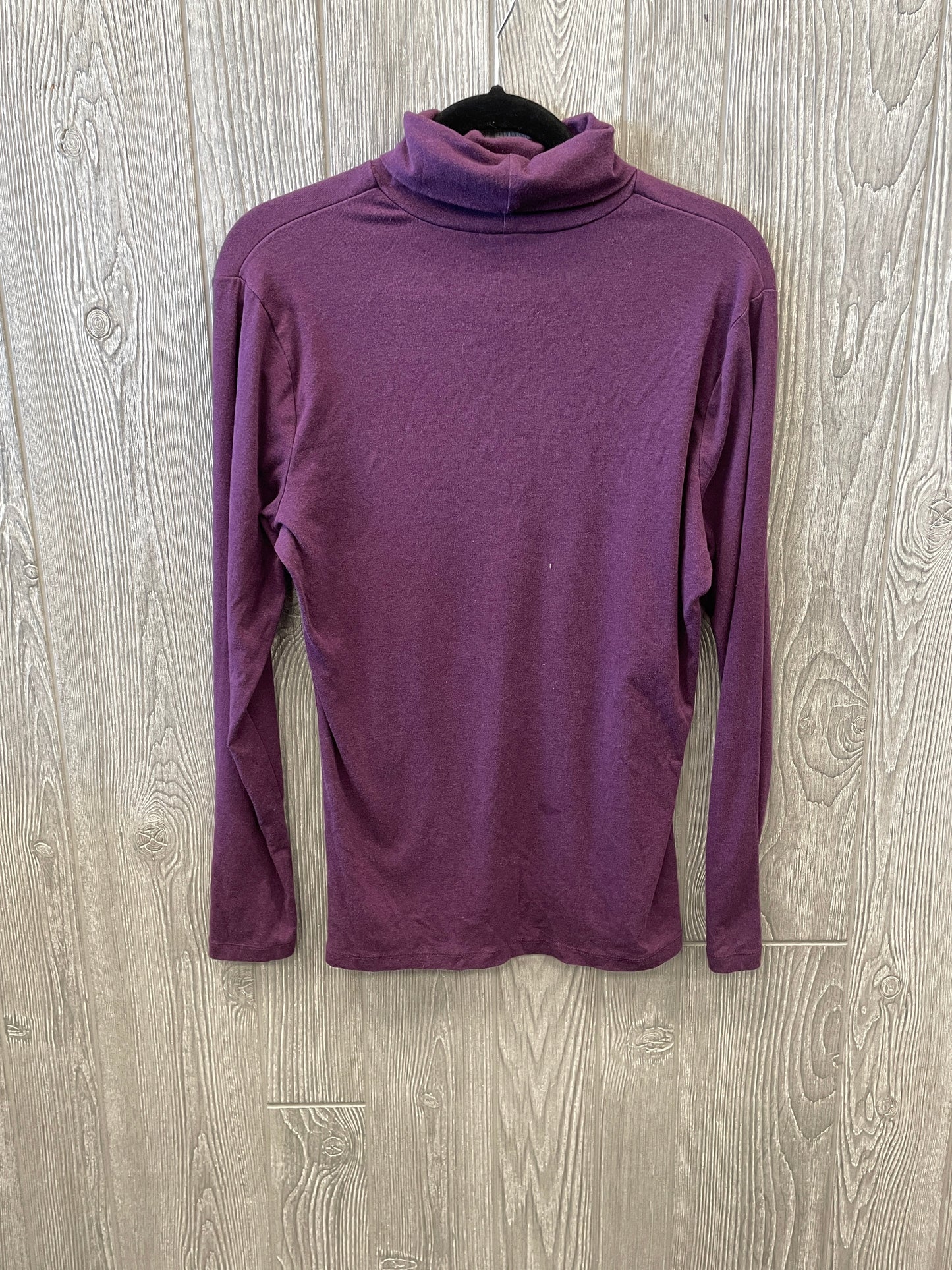 Top Long Sleeve By Time And Tru In Purple, Size: L