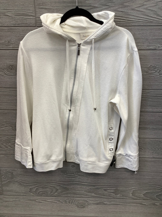 Sweatshirt Hoodie By Studio Works In White, Size: M