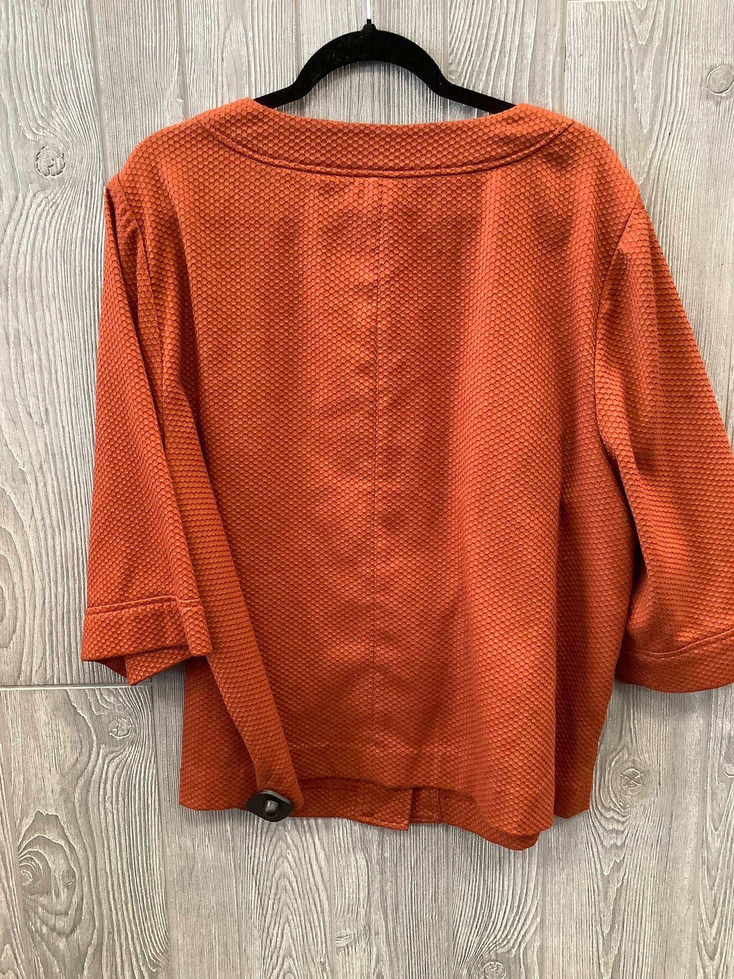 Jacket Other By Maggie Barnes In Orange, Size: 1x