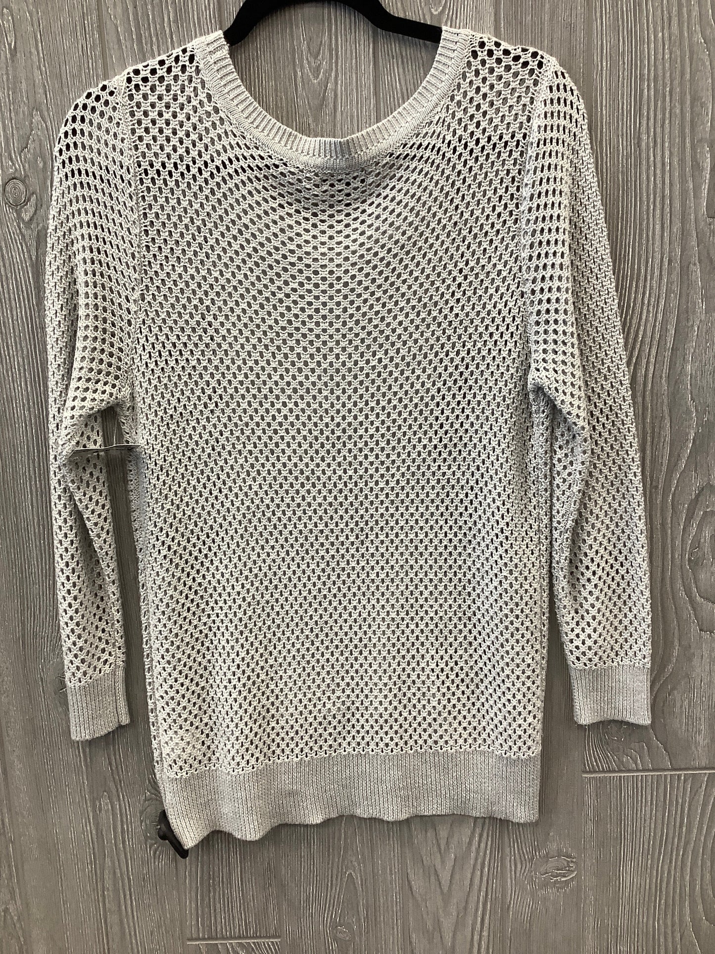 Sweater By Apt 9 In Grey, Size: L