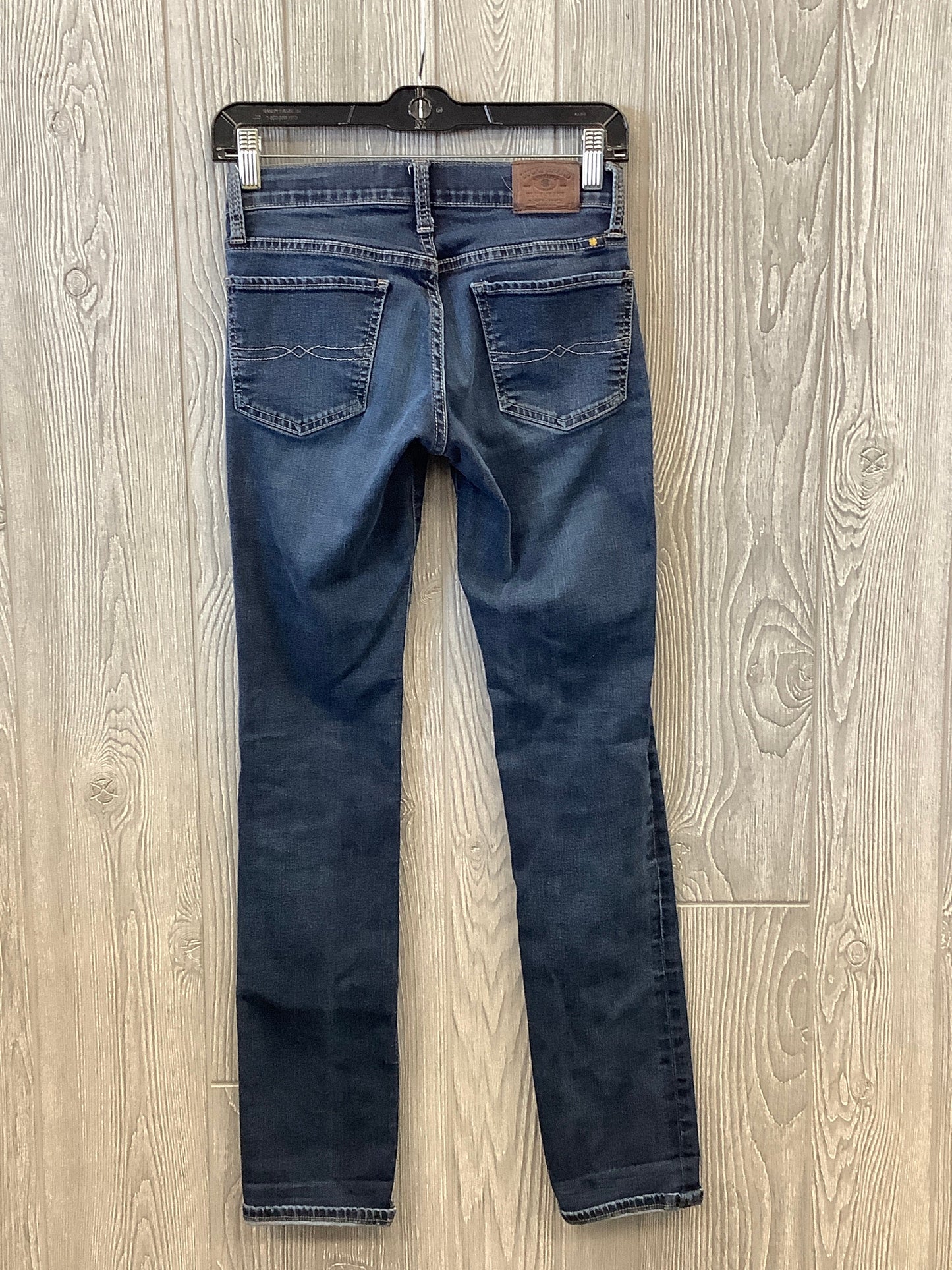 Jeans Straight By Lucky Brand In Blue Denim, Size: 0