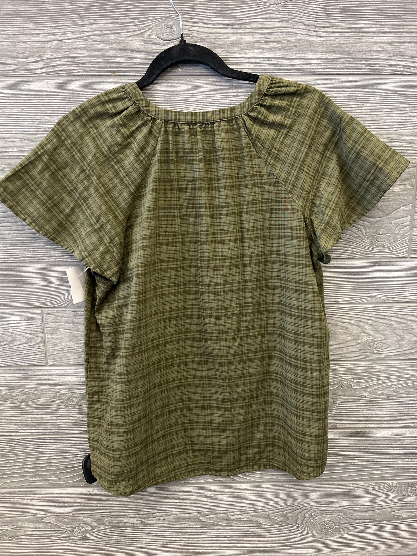 Top Short Sleeve By Sonoma In Green, Size: S