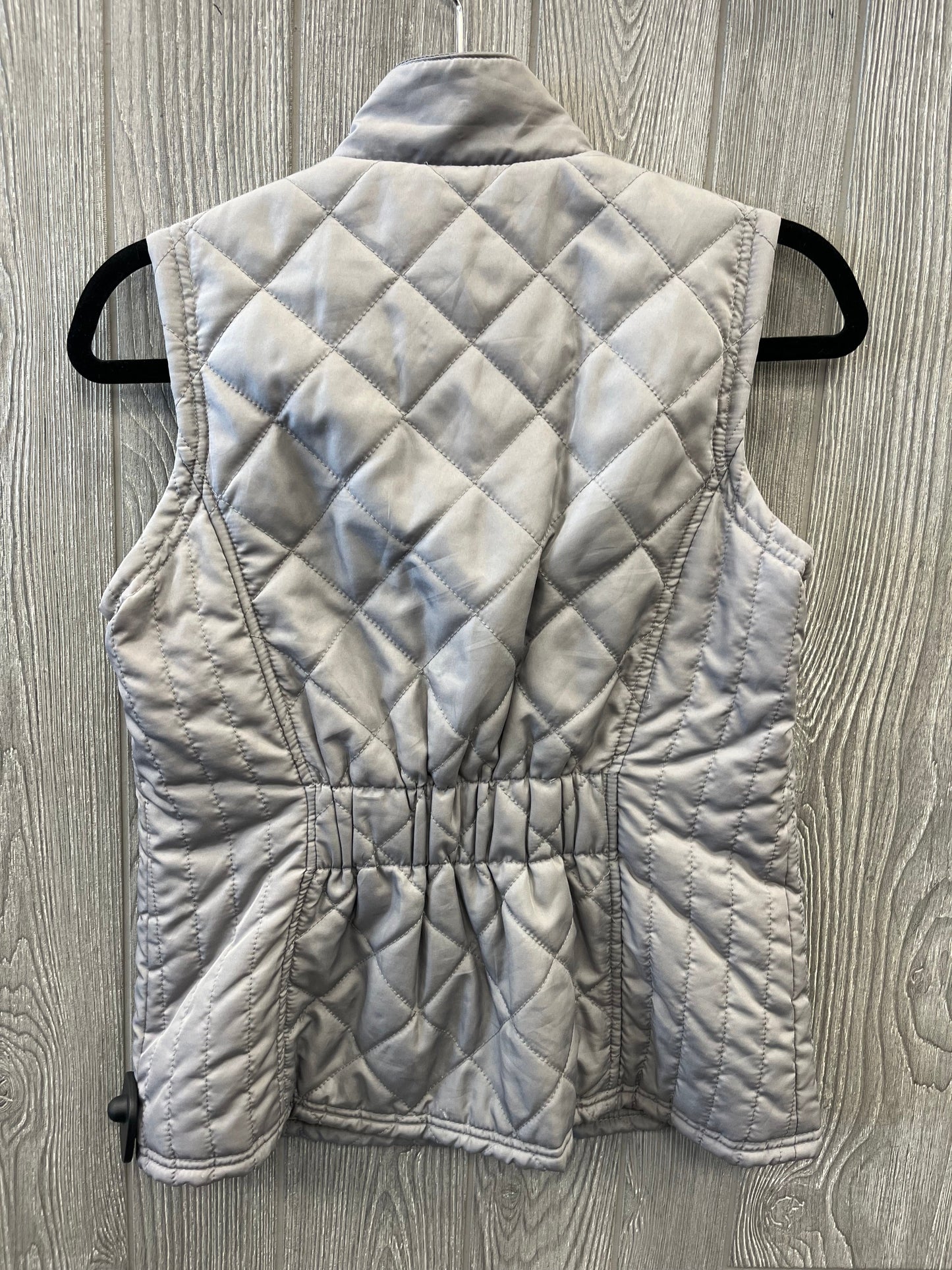 Vest Puffer & Quilted By Relativity In Grey, Size: Petite   S