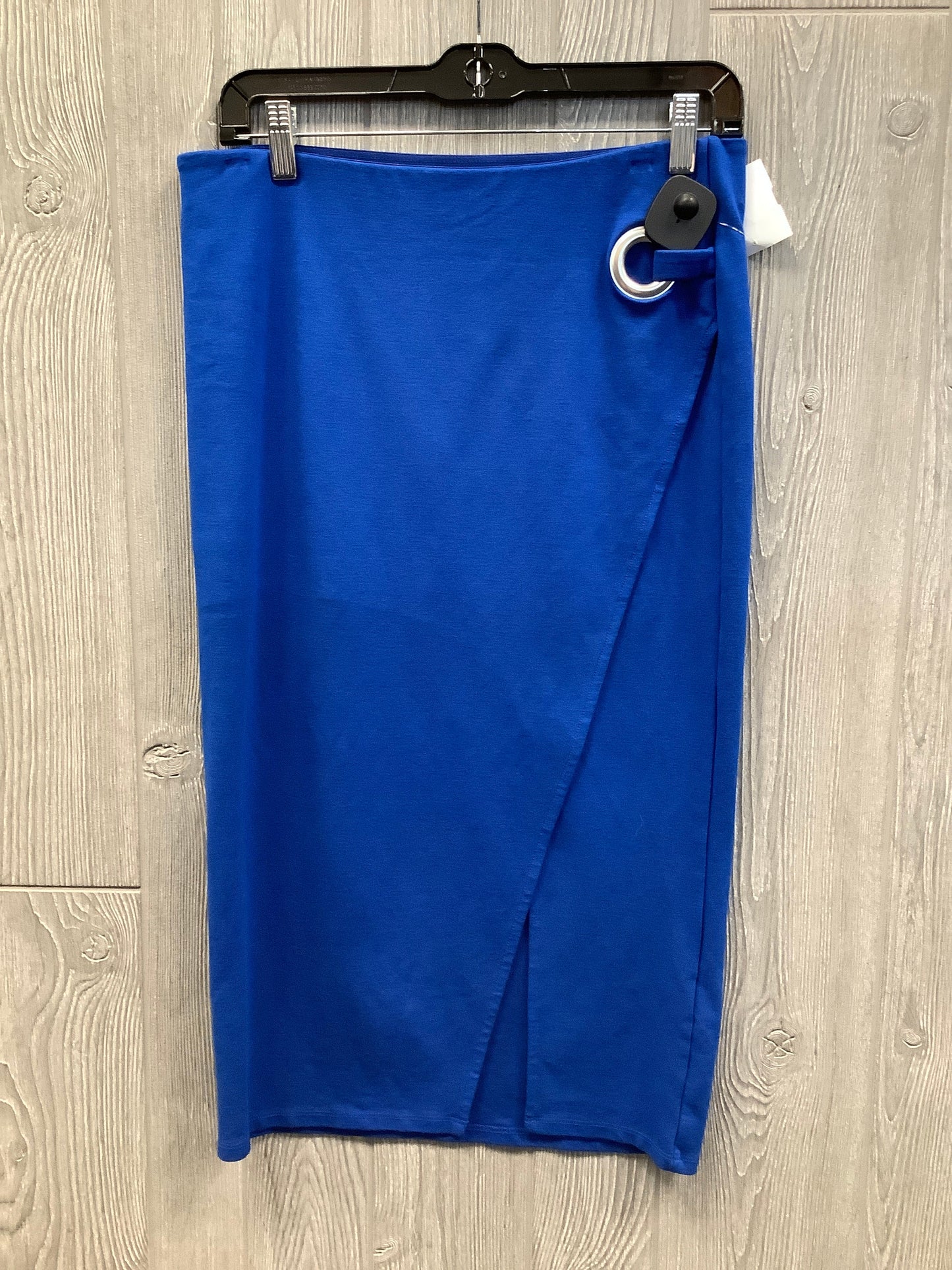 Skirt Maxi By Topshop In Blue, Size: 8