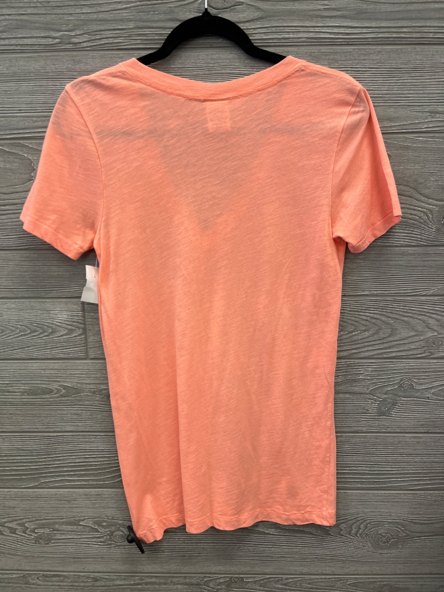 Top Short Sleeve By Pink In Coral, Size: M