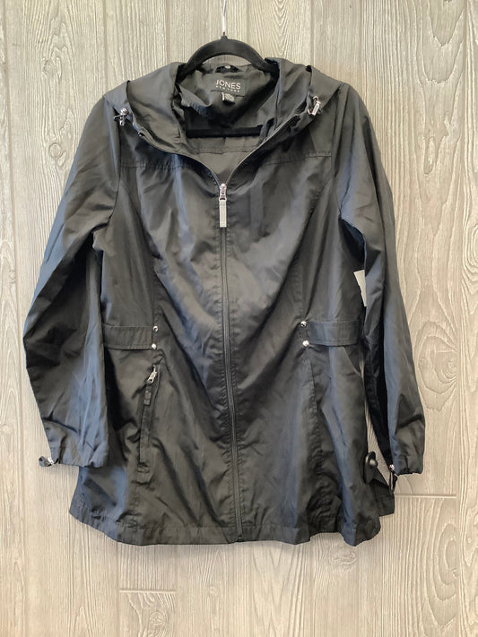 Jacket Windbreaker By Jones New York In Black, Size: L