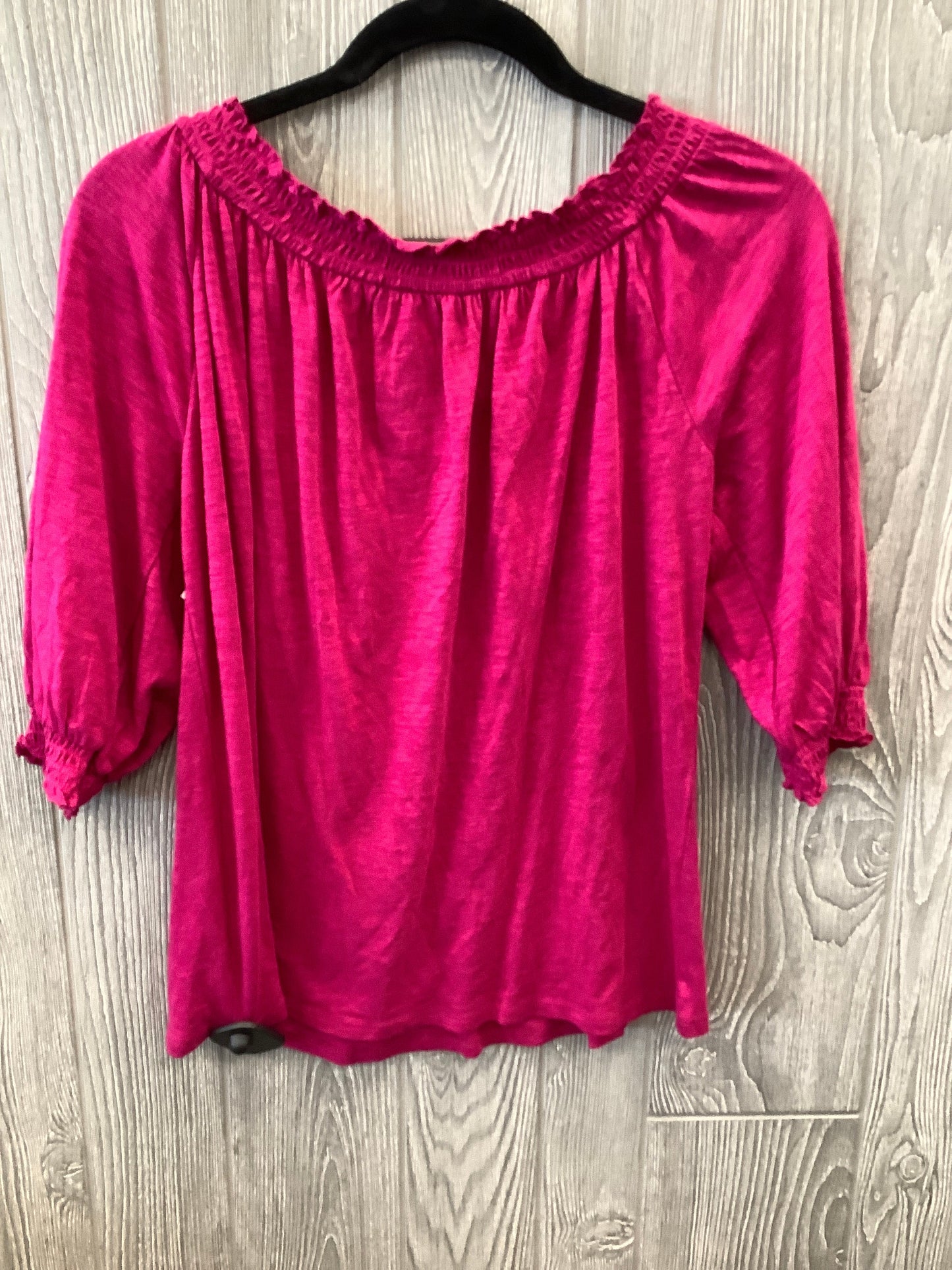 Top Long Sleeve By Knox Rose In Pink, Size: Xs