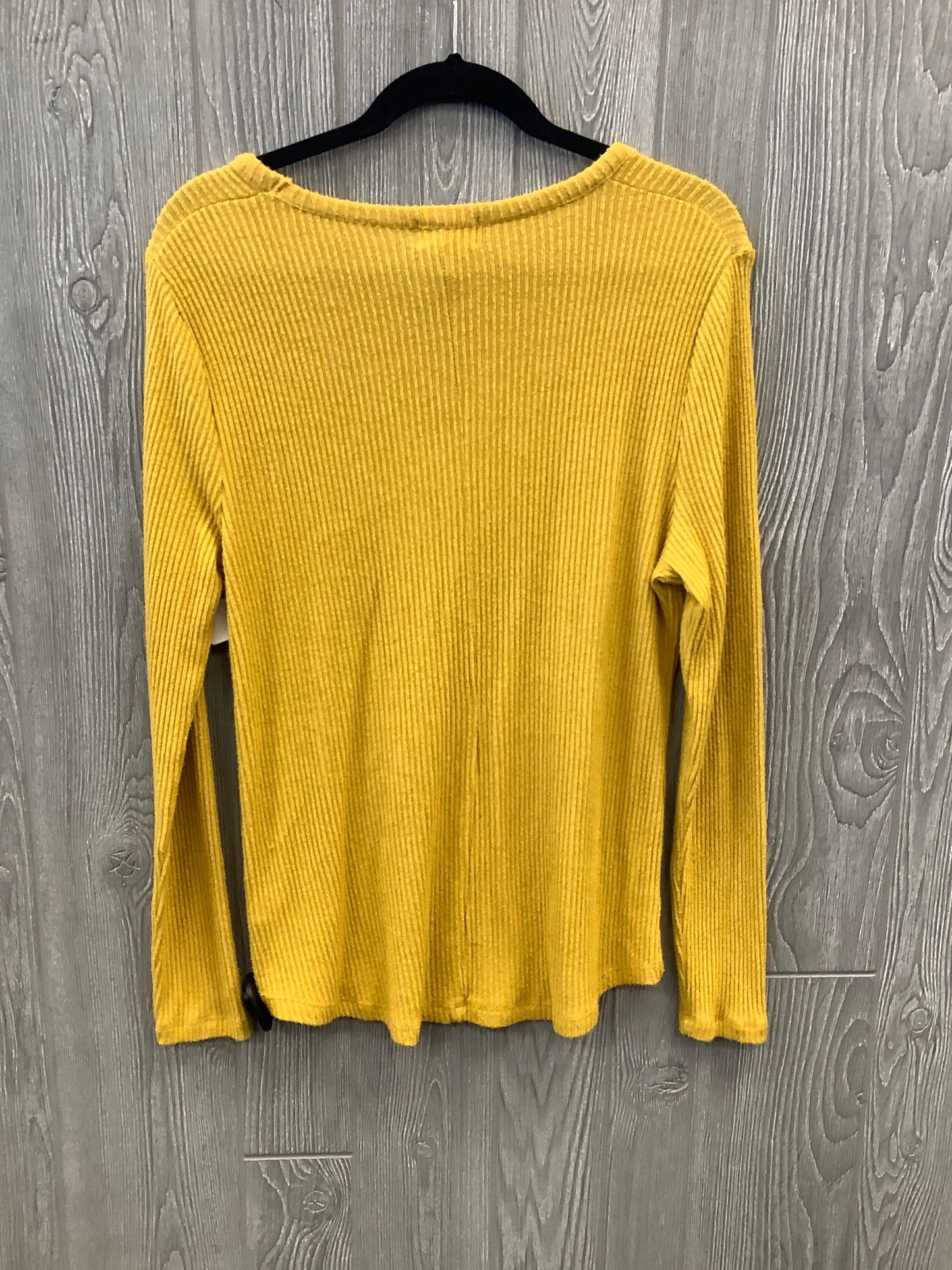 Top Long Sleeve By Old Navy In Yellow, Size: L