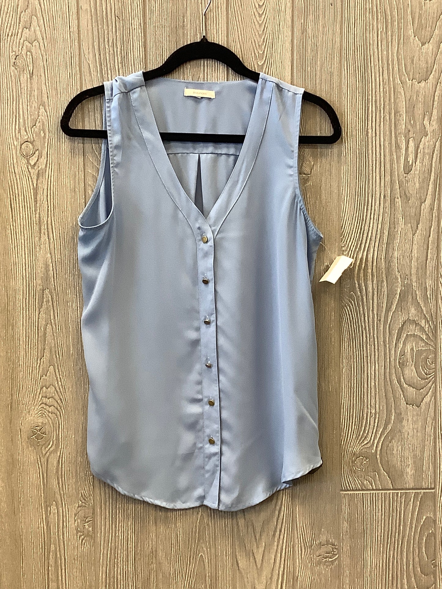 Top Sleeveless By Maurices In Blue, Size: M