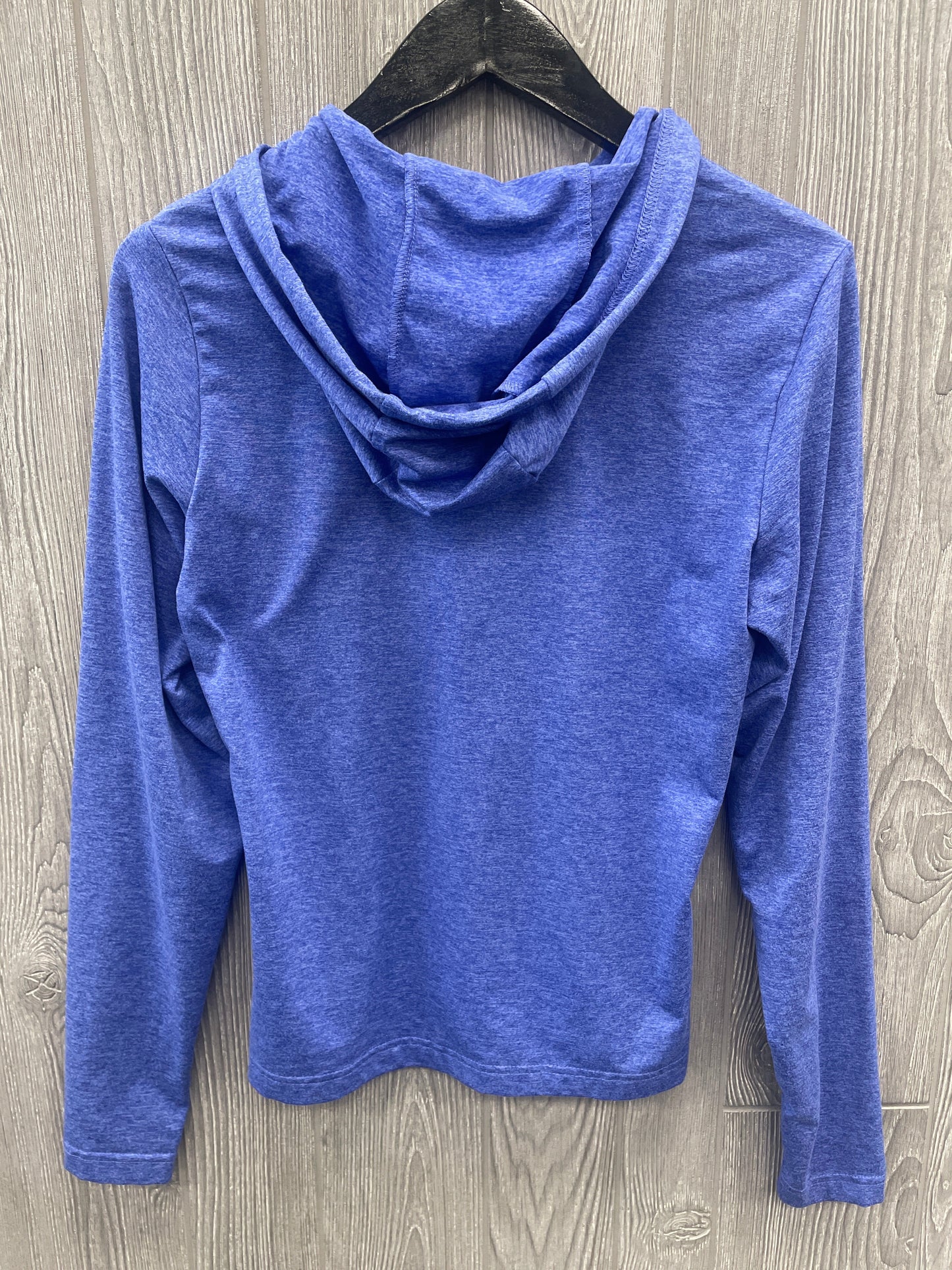 Athletic Top Long Sleeve Hoodie By Avia In Blue, Size: S