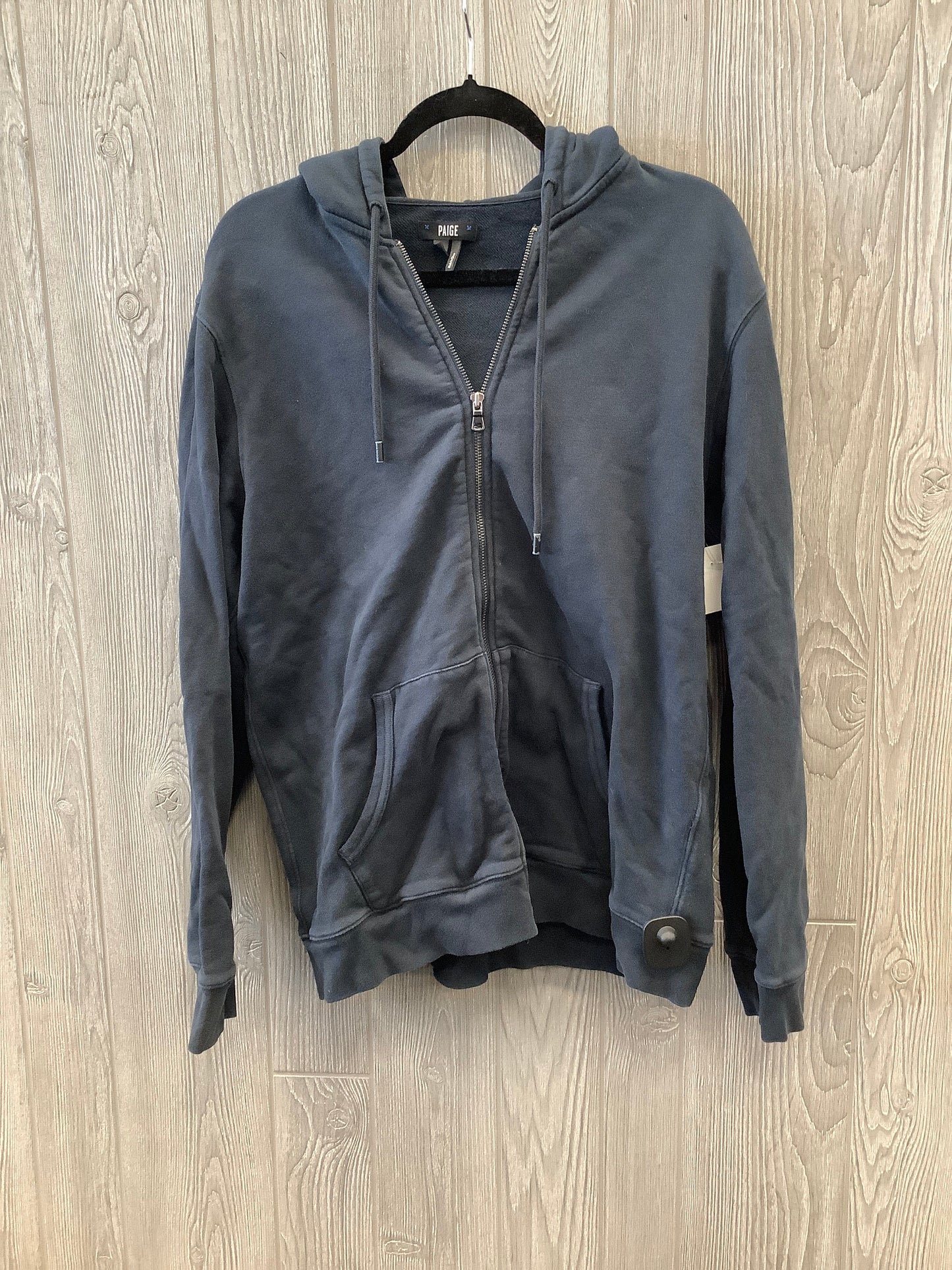 Sweatshirt Hoodie By Paige In Black, Size: M