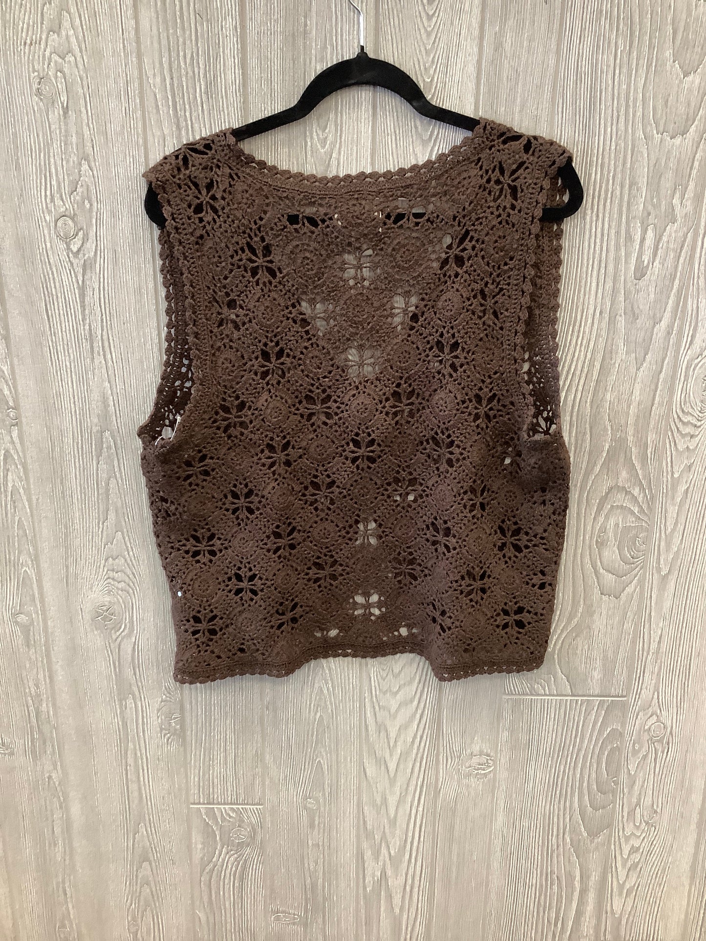 Vest Other By Christopher And Banks In Brown, Size: Xl