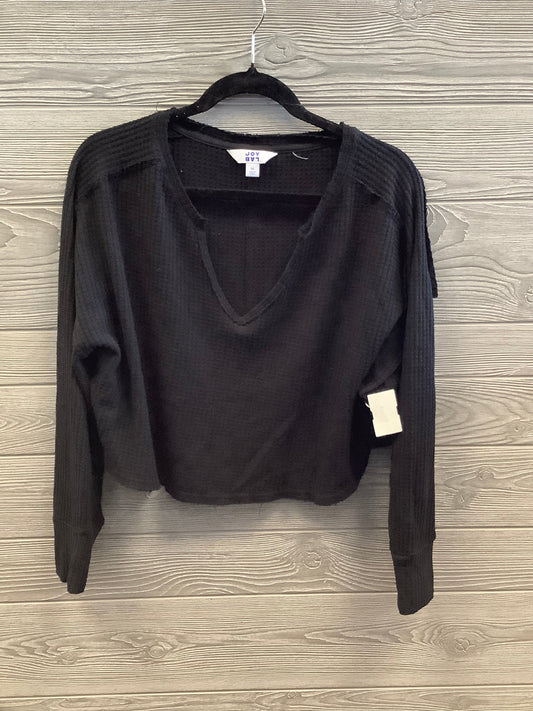 Top Long Sleeve By Joy Lab In Black, Size: M